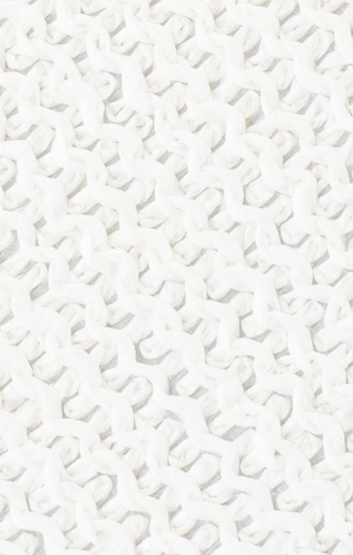 BIRDIE WOVEN CLUTCH BAG IN WHITE - Image 6