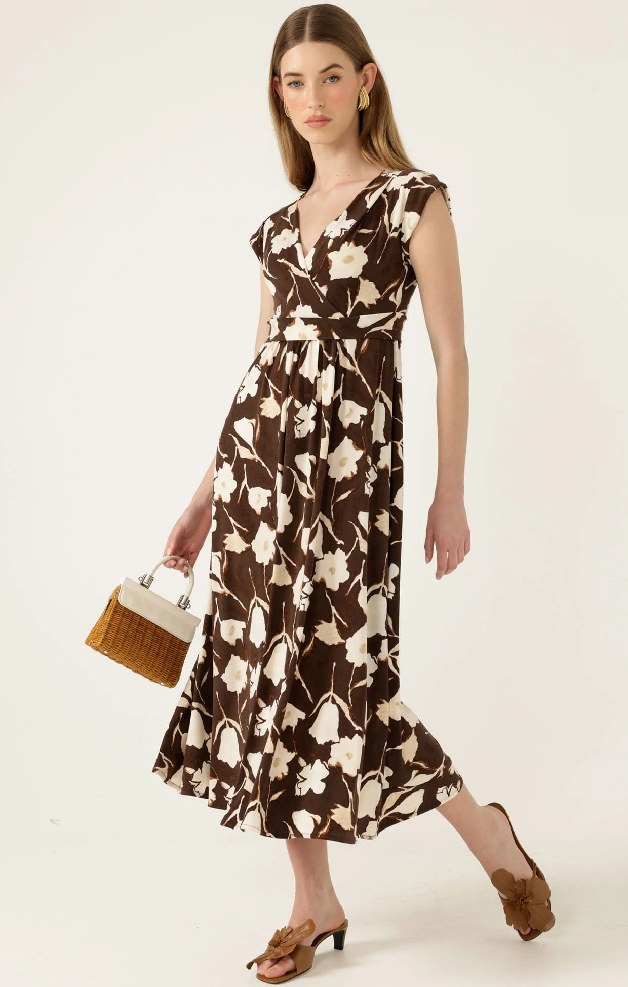 CAPPUCCINO MIDI DRESS - Image 3