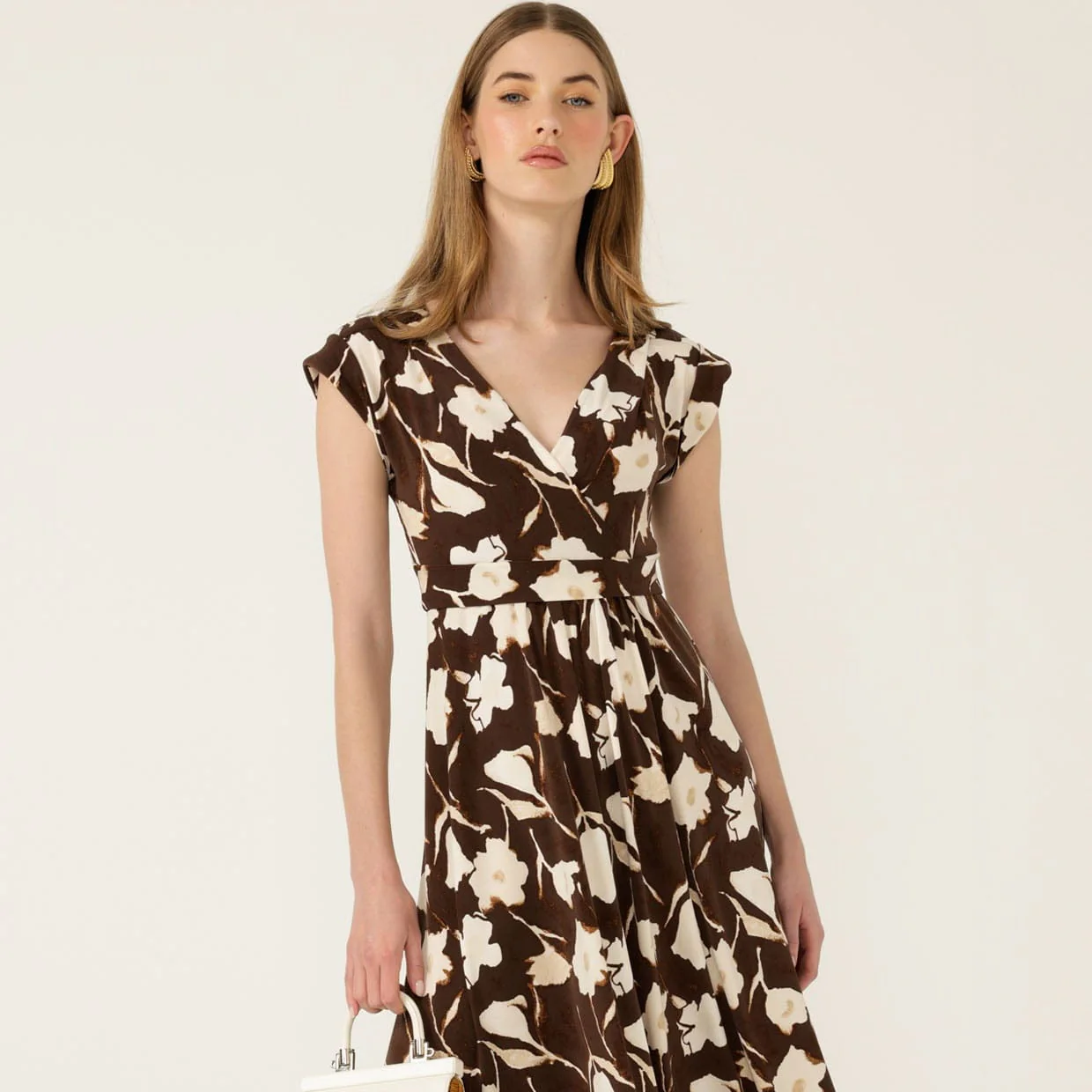 CAPPUCCINO MIDI DRESS - Image 5
