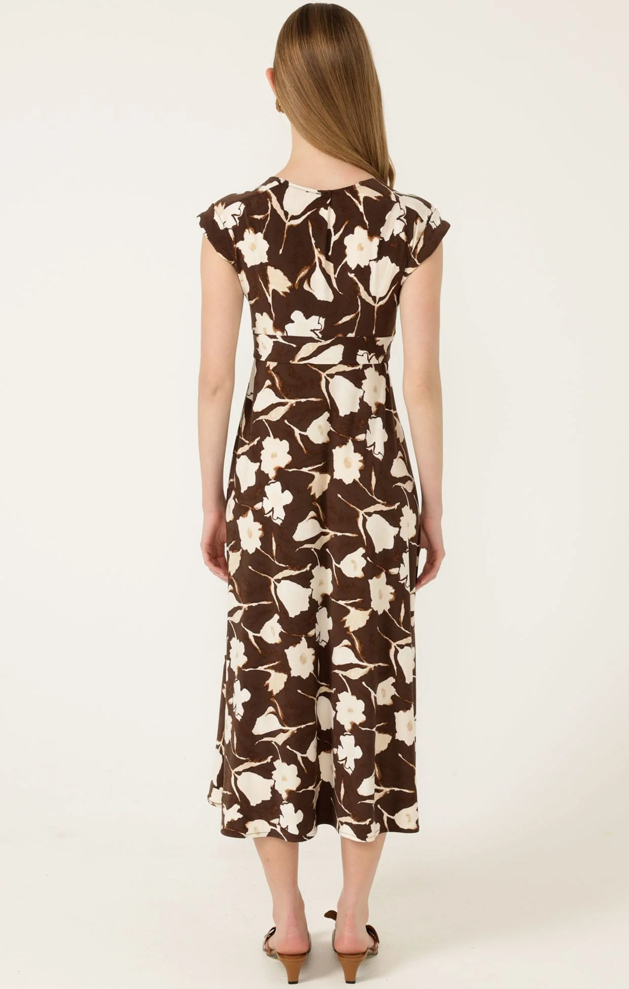 CAPPUCCINO MIDI DRESS - Image 7
