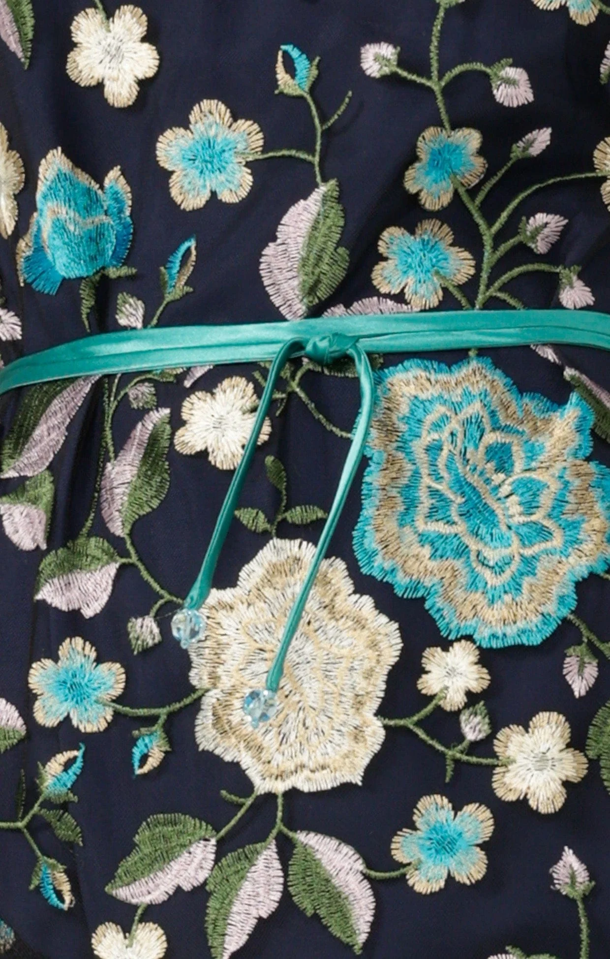 CARDELINA DRESS IN NAVY AQUA - Image 10