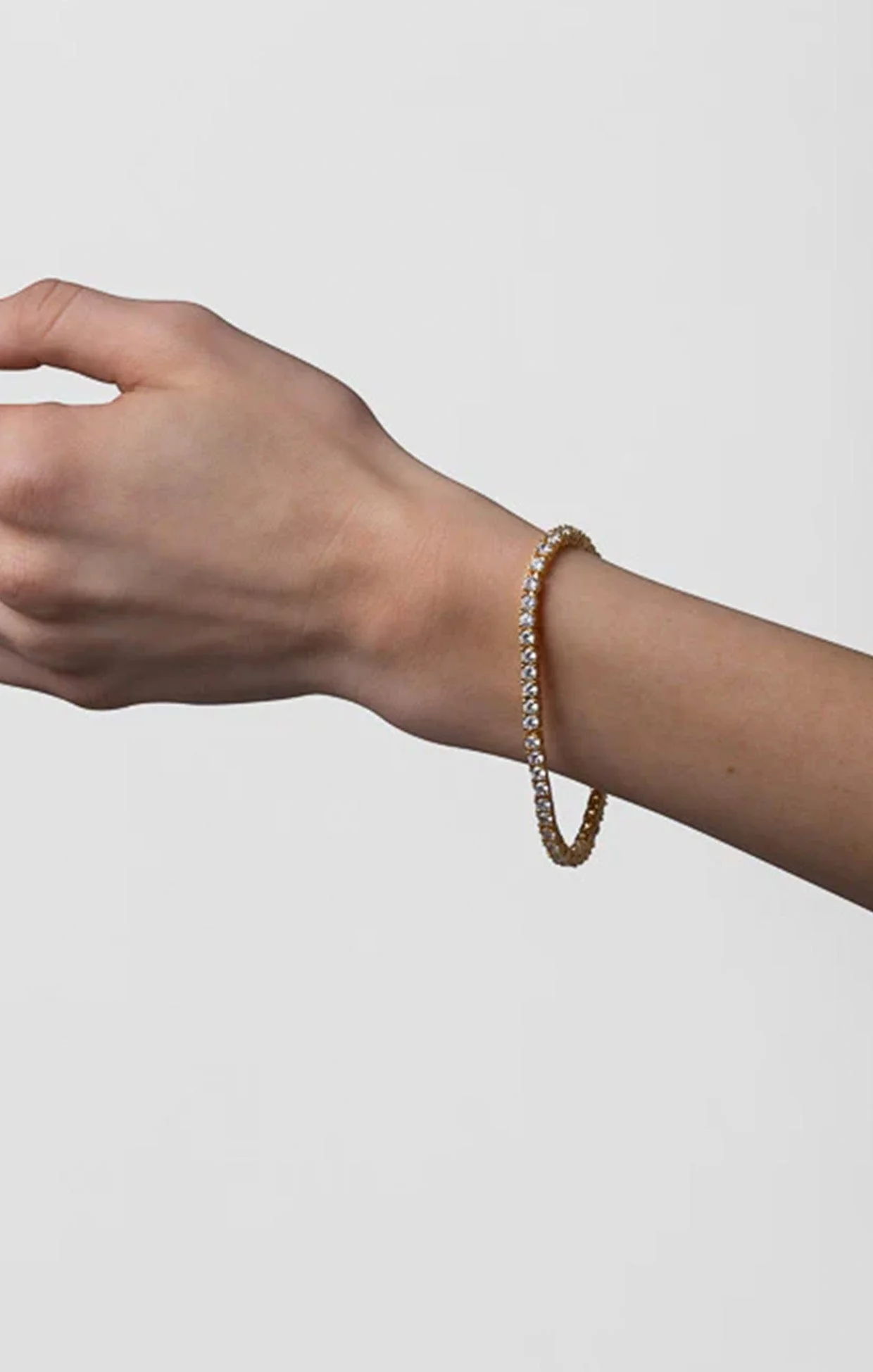 DOLCE VITA TENNIS BRACLET IN GOLD - Image 2