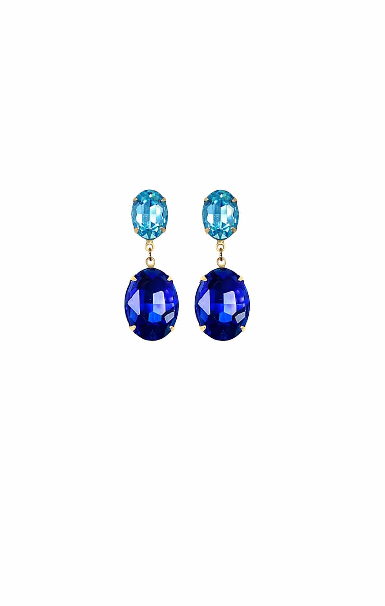 EDEN DROP EARRINGS IN AQUA SAPPHIRE