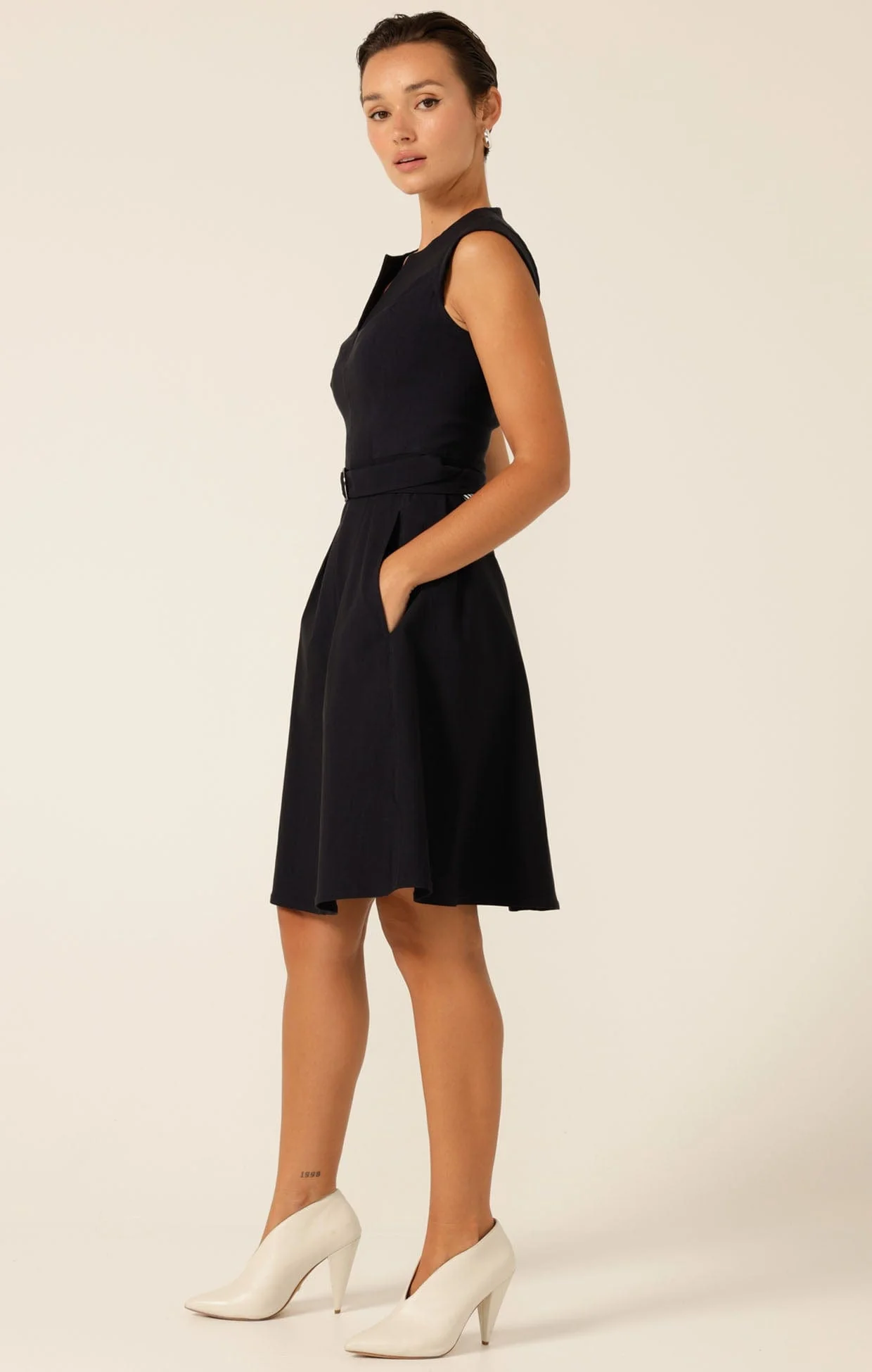 FIT AND FLARE DRESS - Image 7