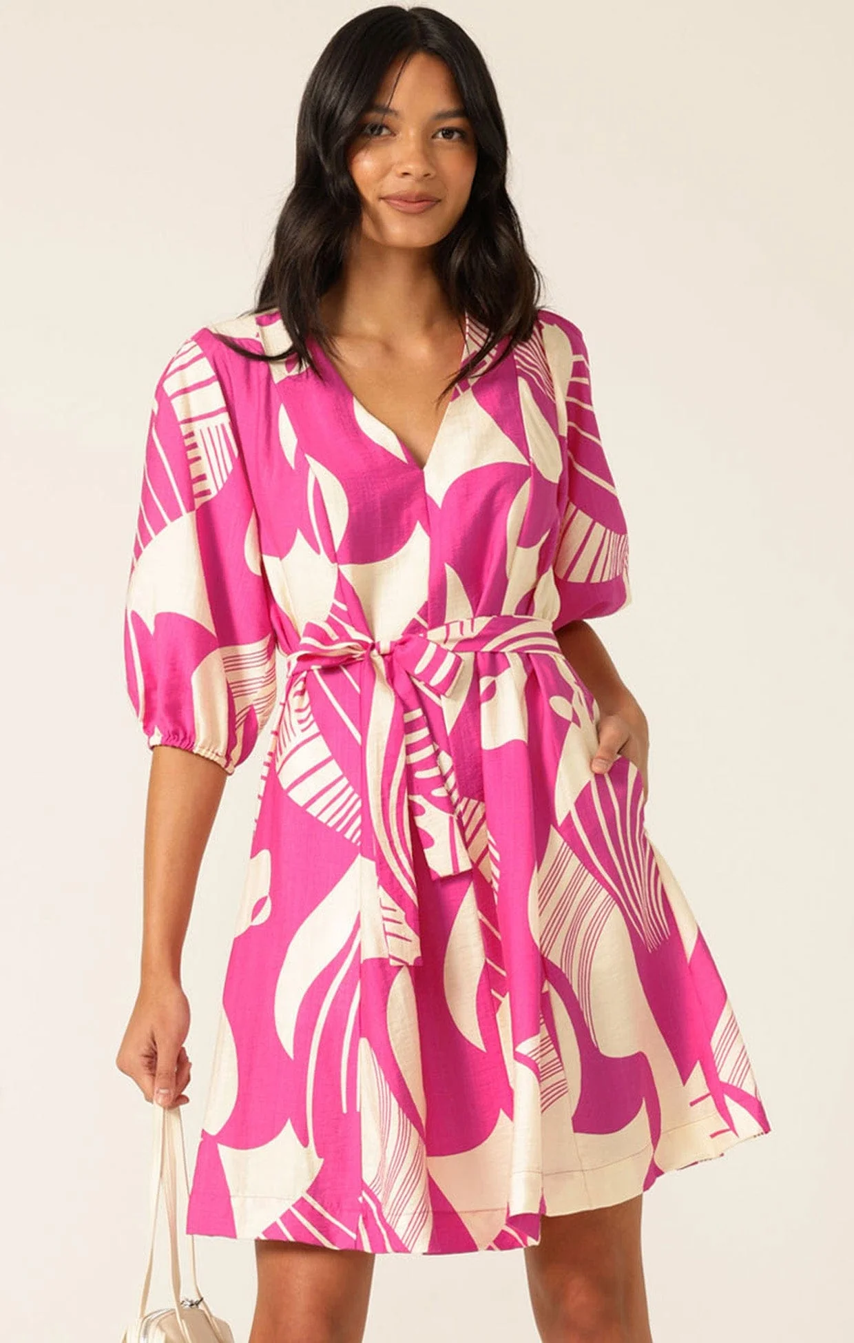 FLAMINGO SHIFT DRESS