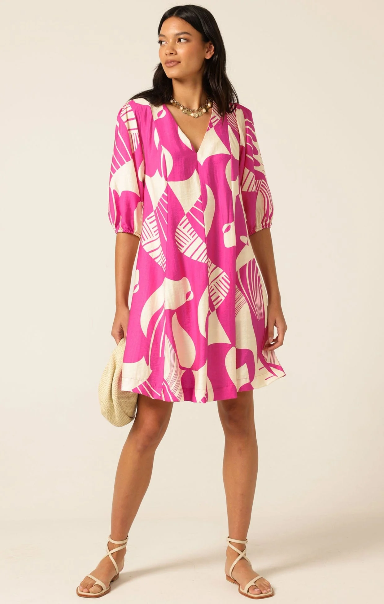 FLAMINGO SHIFT DRESS - Image 4