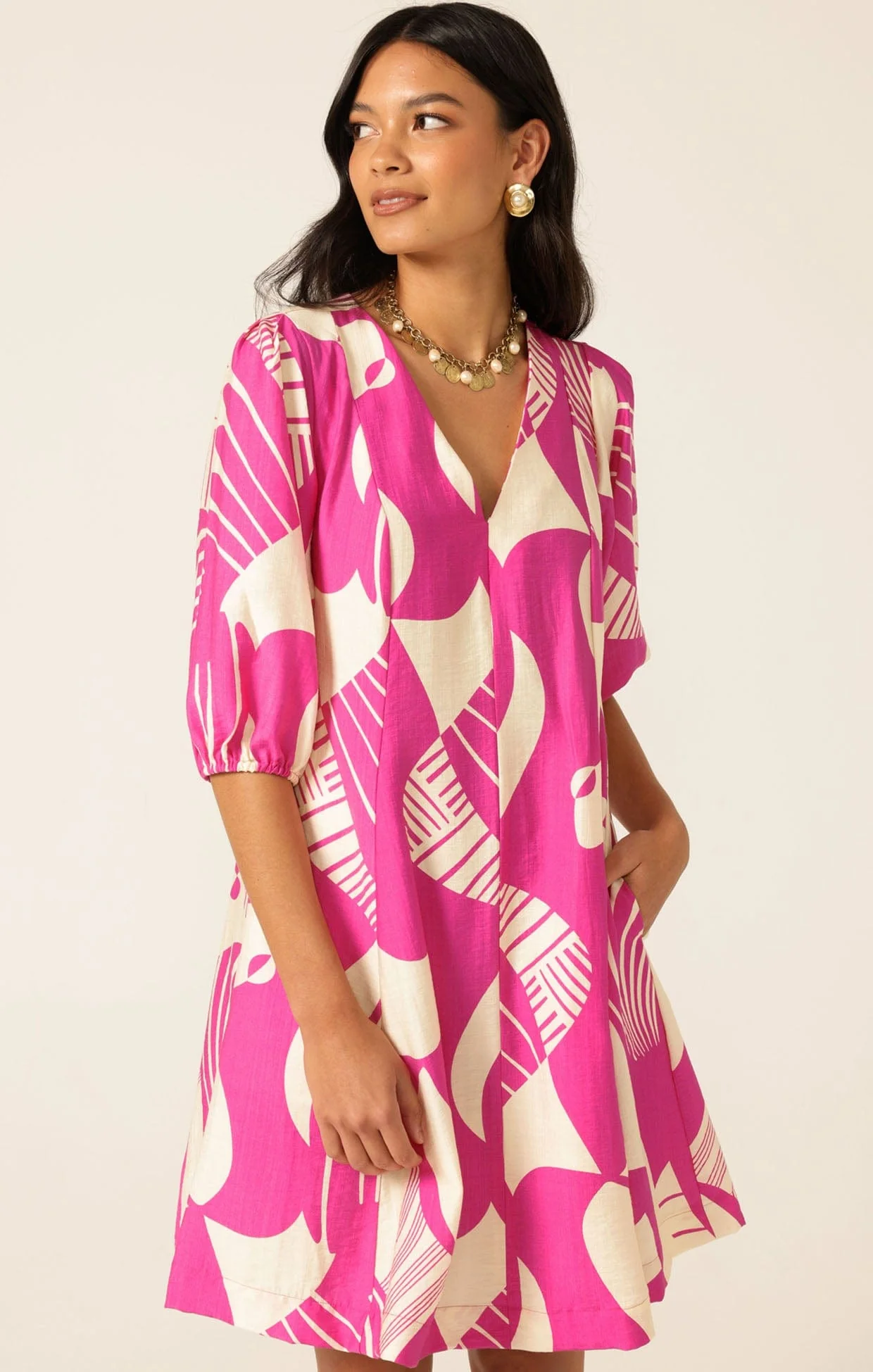 FLAMINGO SHIFT DRESS - Image 5