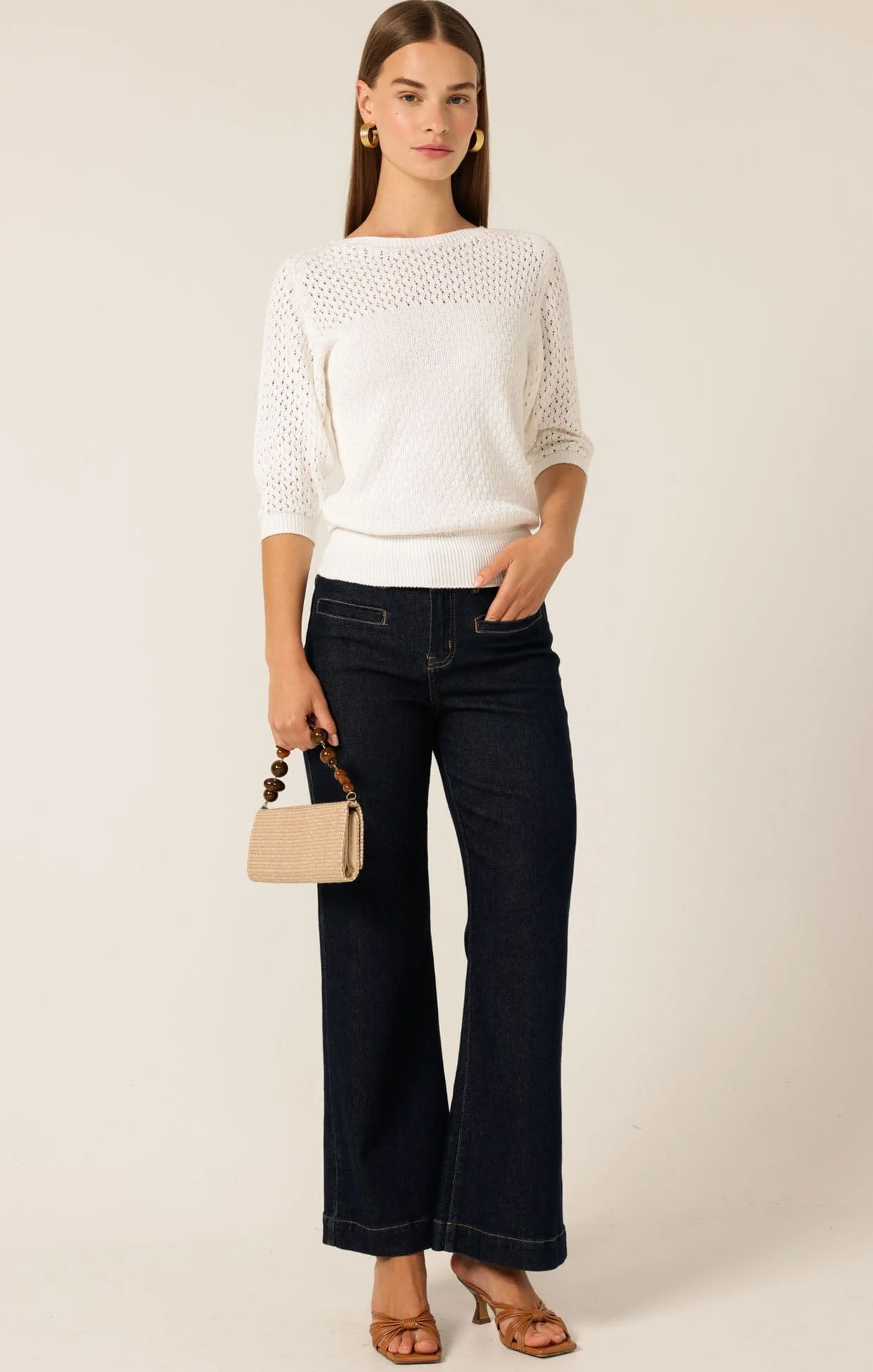 FREYA WIDE LEG JEAN IN INDIGO - Image 5
