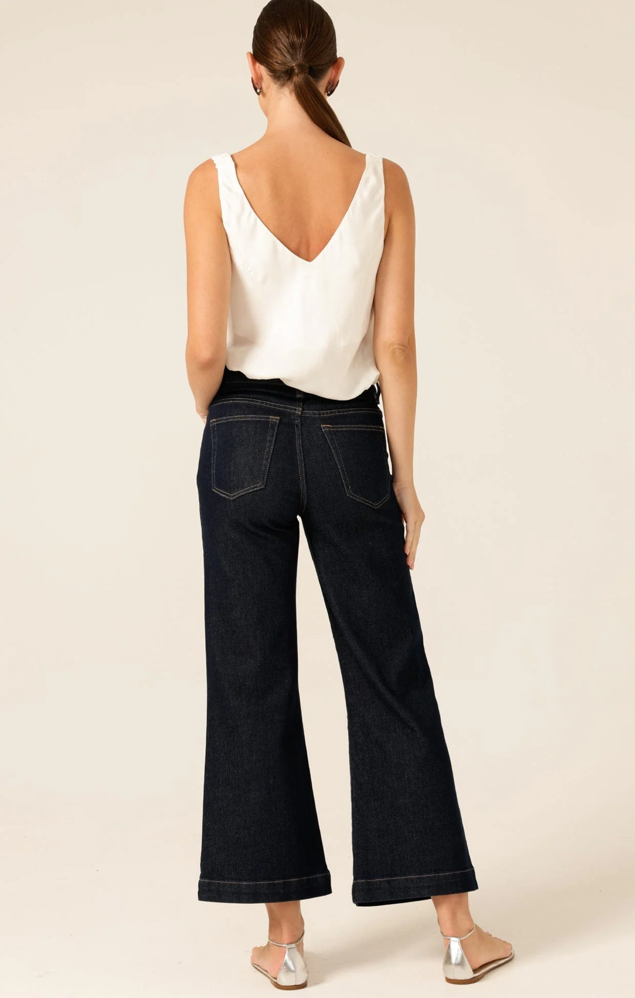 FREYA WIDE LEG JEAN IN INDIGO - Image 8