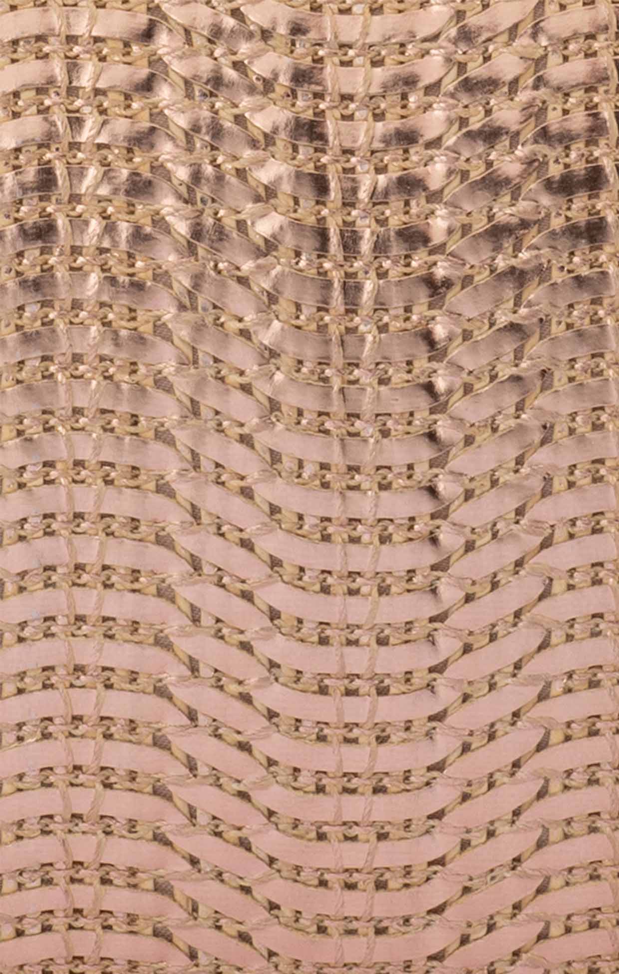 HANNAH TEXTURED CLUTCH BAG IN COPPER - Image 2