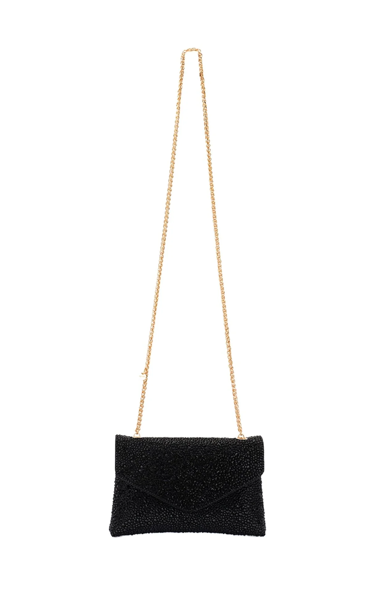HATTIE CRYSTAL SHOULDRE BAG IN BLACK - Image 2