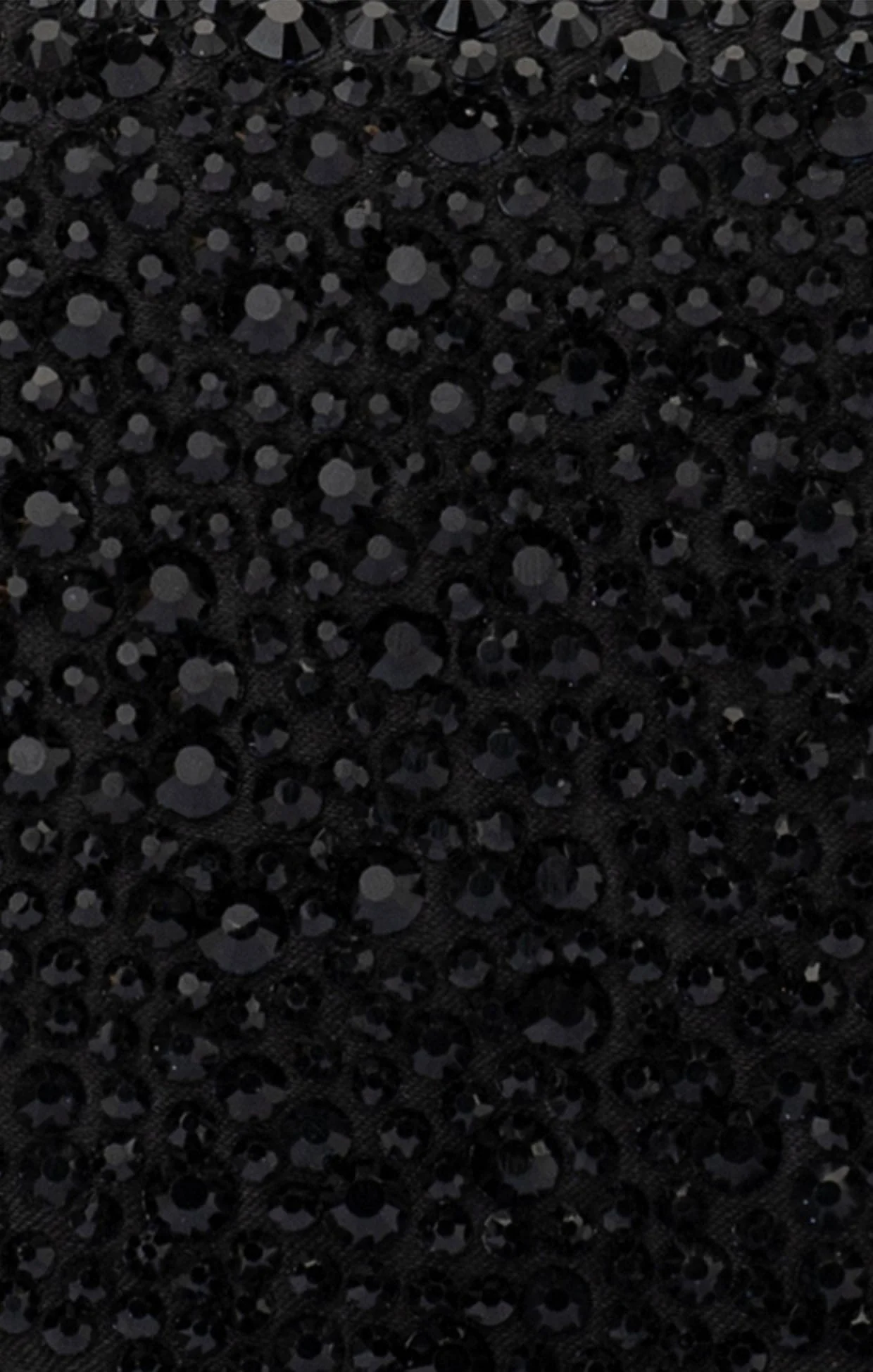 HATTIE CRYSTAL SHOULDRE BAG IN BLACK - Image 3