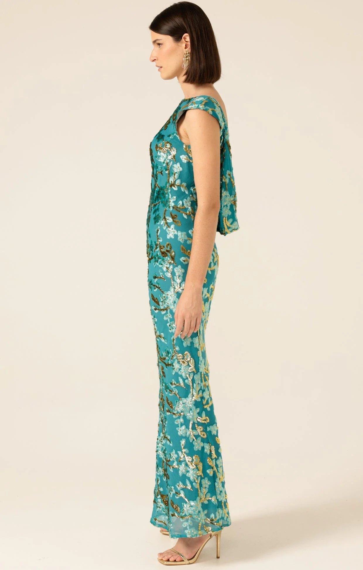 HEAVENLY HEIGHTS MAXI DRESS IN TURQUOISE - Image 6