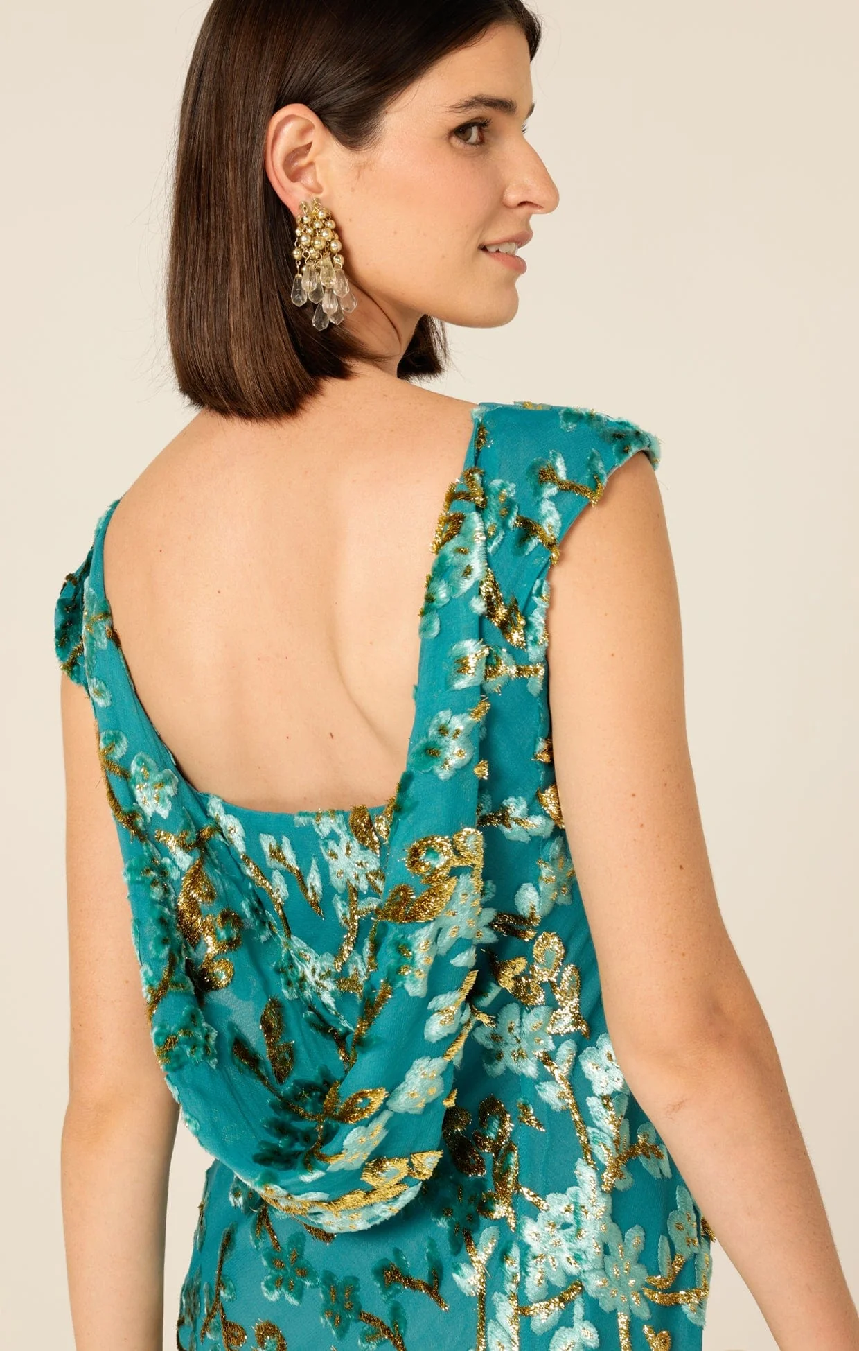 HEAVENLY HEIGHTS MAXI DRESS IN TURQUOISE - Image 8
