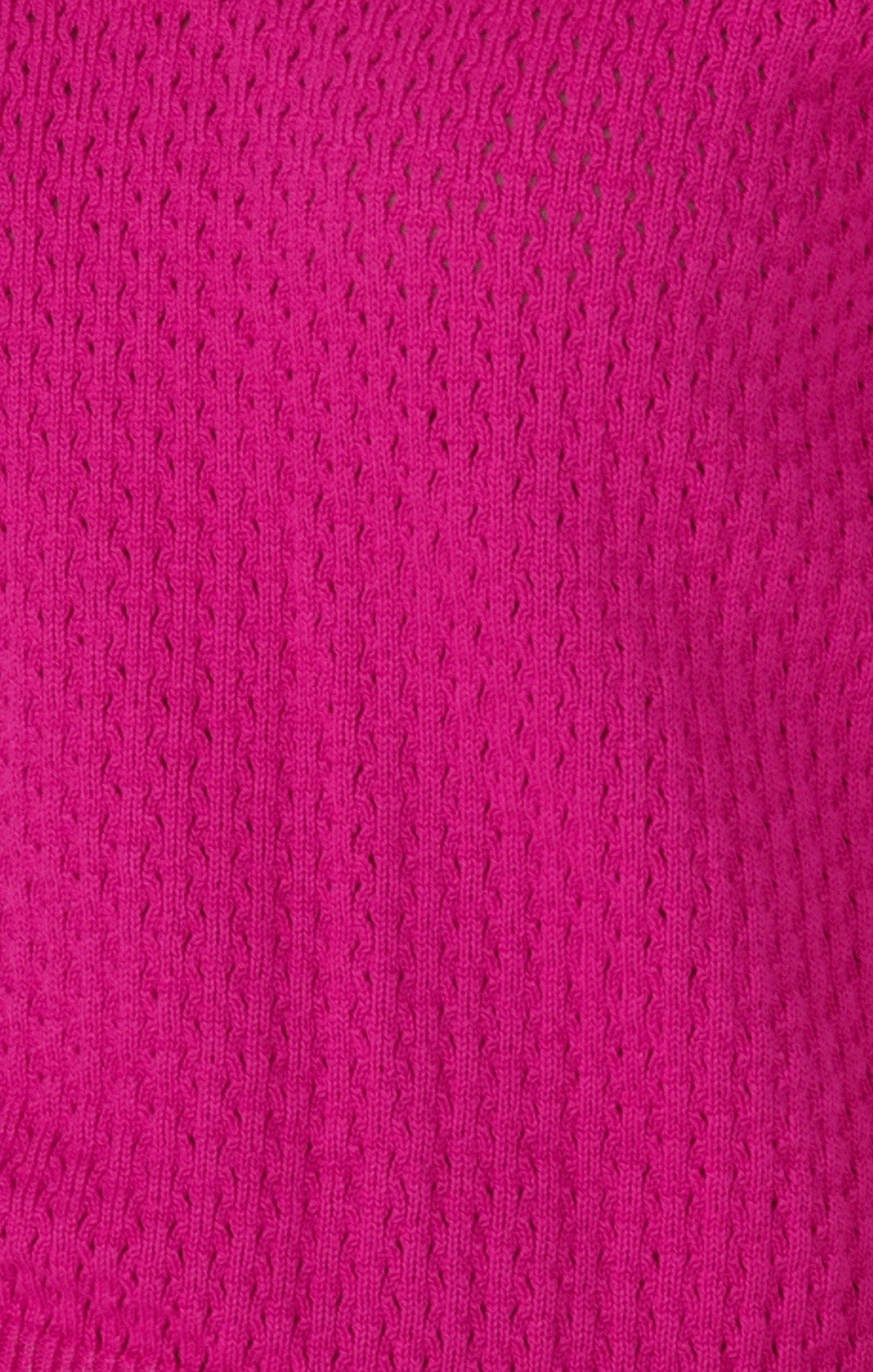 HENLEY KNIT TOP IN FUCHSIA - Image 9