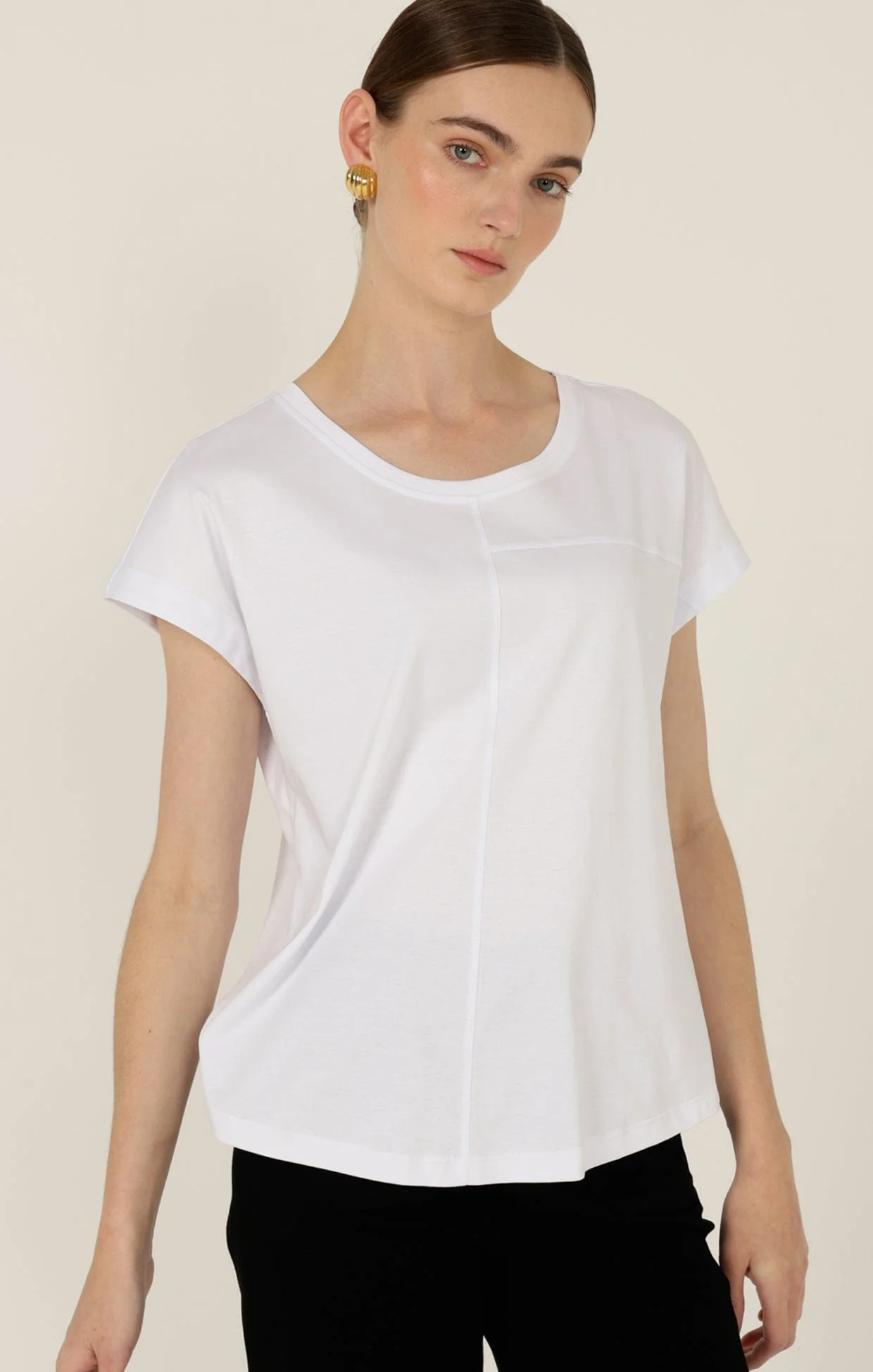 INSTRUMENTAL TOP IN WHITE