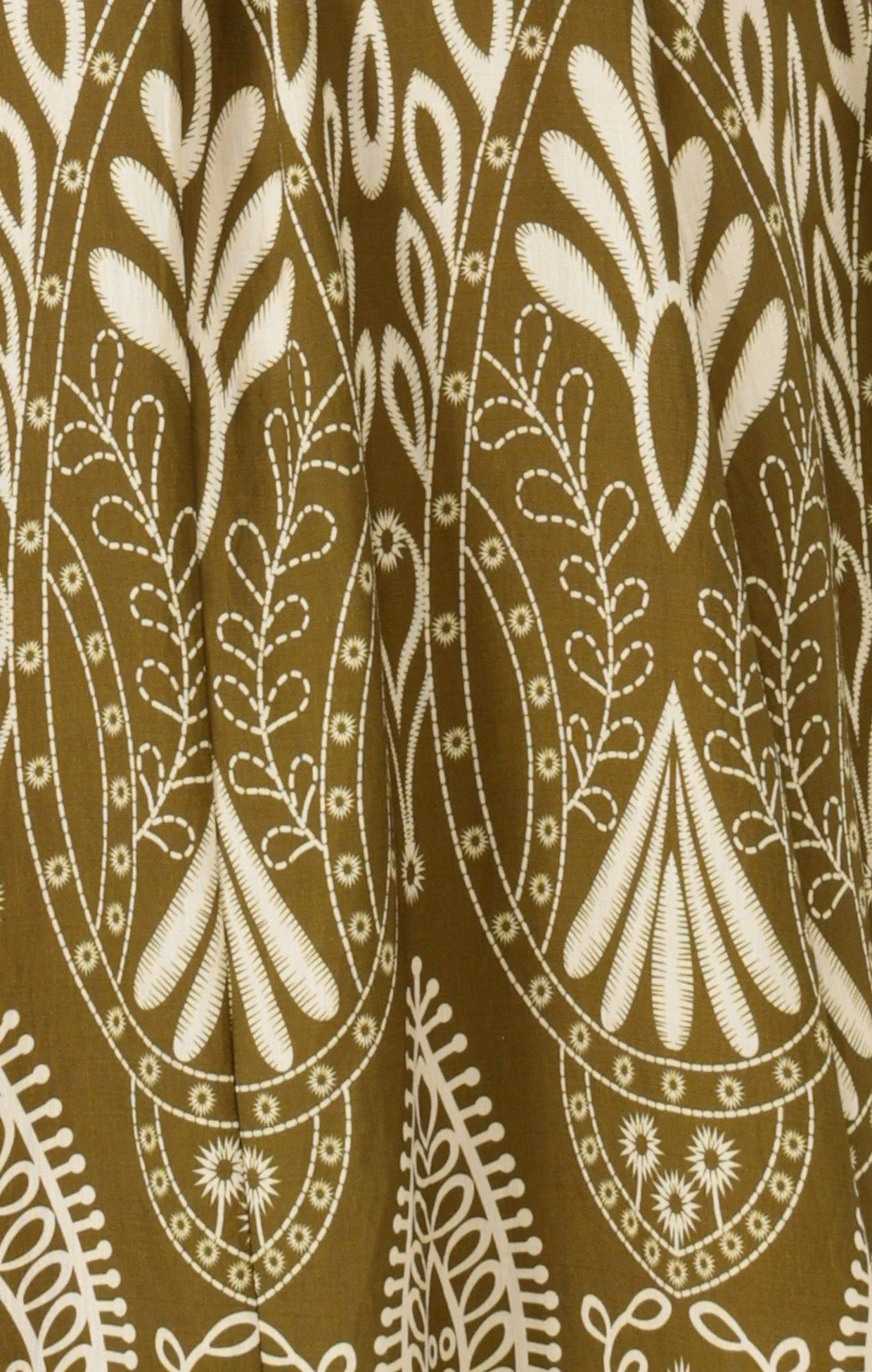 KIRRA SHIFT DRESS IN OLIVE CREAM - Image 8