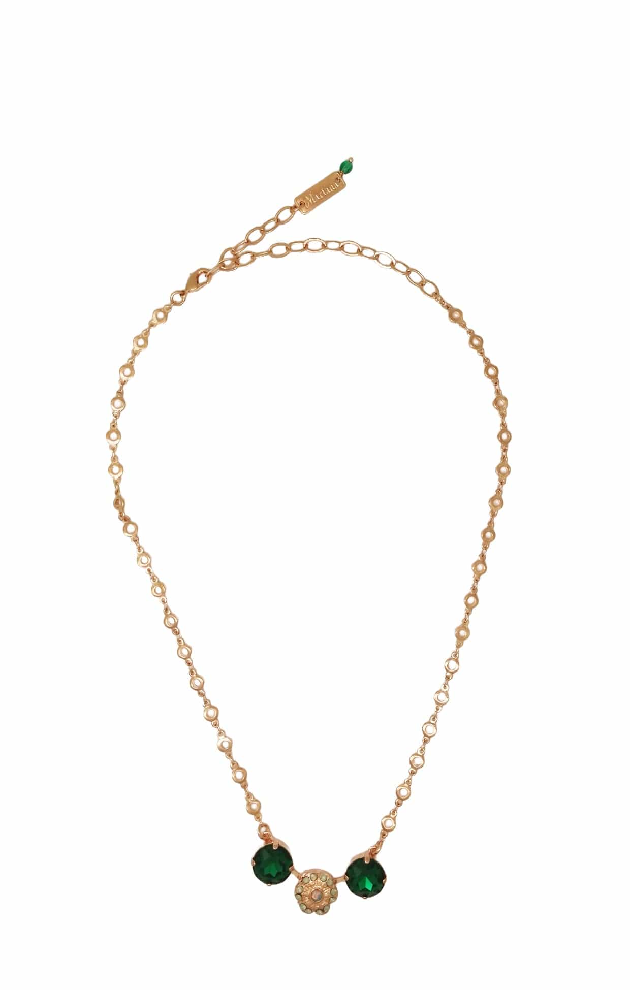 LUCERNE NECKLACE IN EMERALD