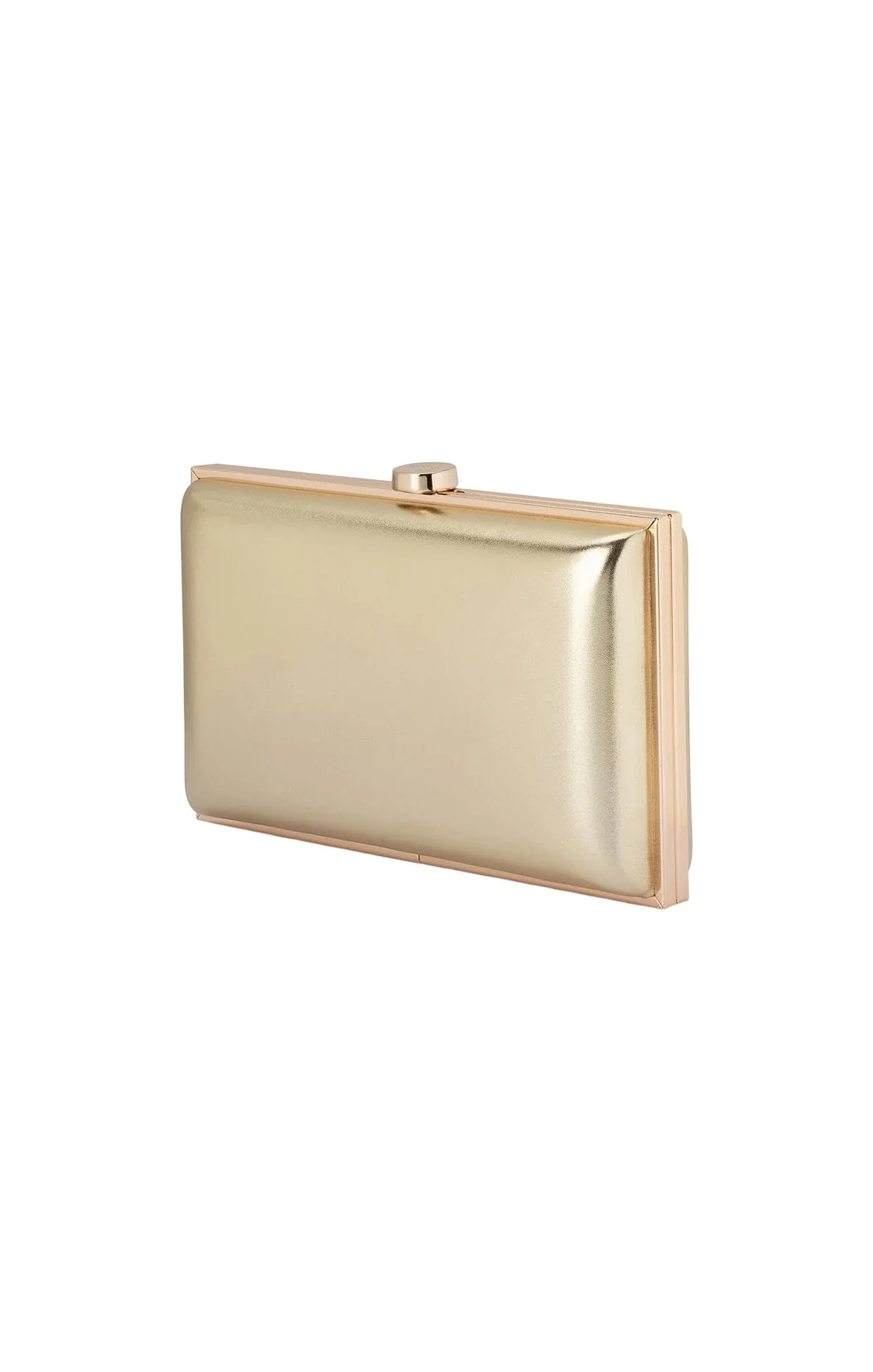 LUCY METALLIC CLUTCH BAG IN GOLD - Image 2