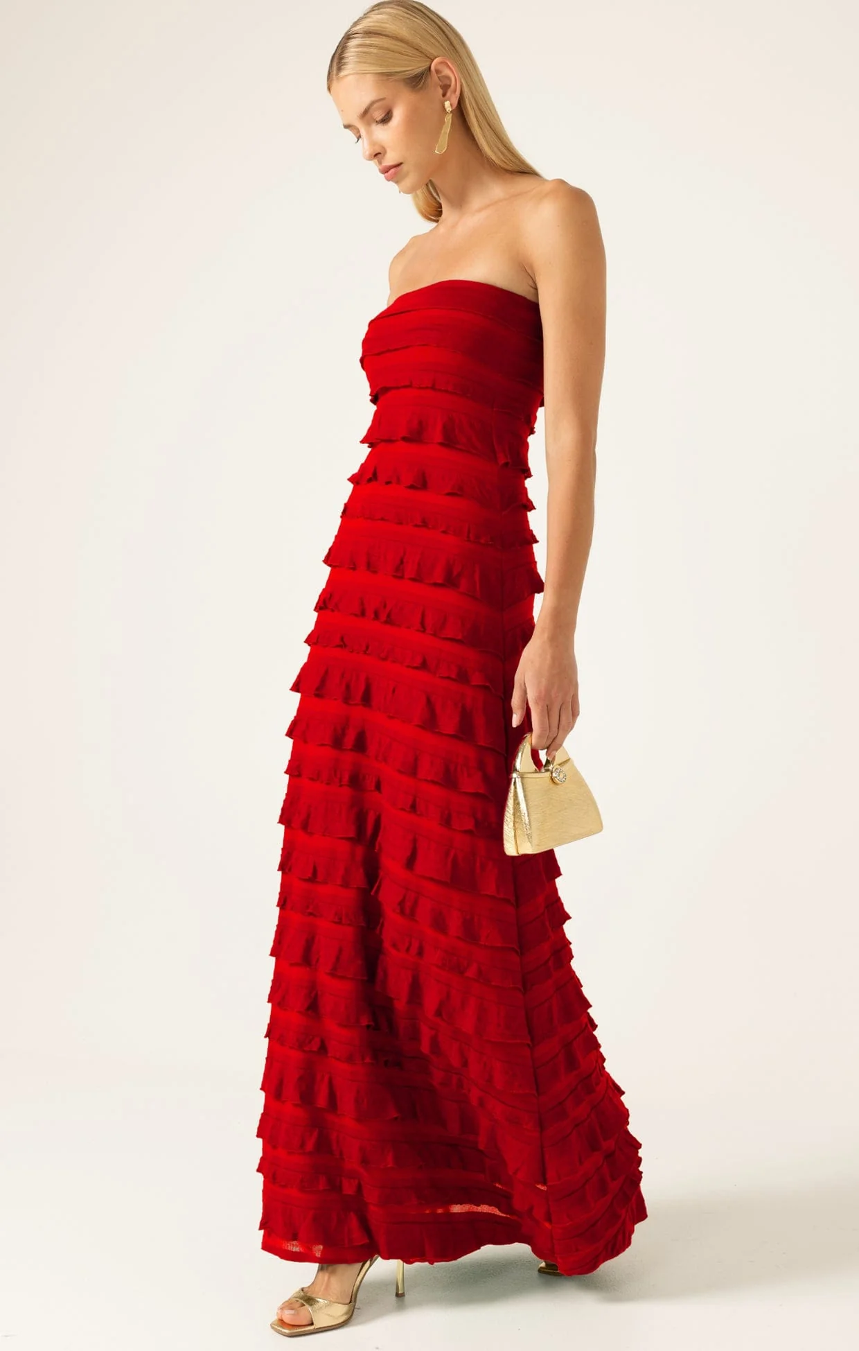 MADDISON DRESS IN CHERRY - Image 3