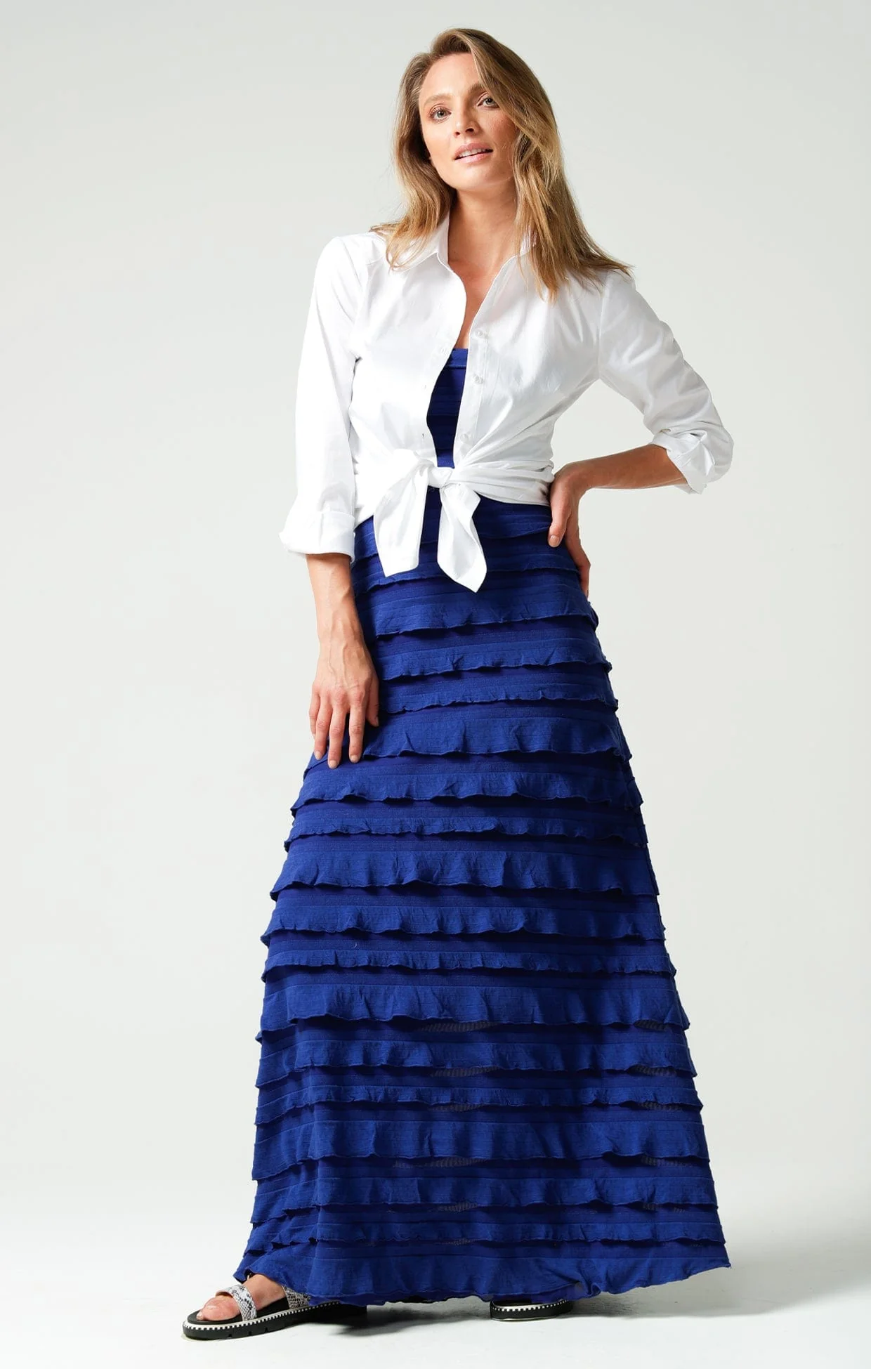 MADDISON MAXI DRESS IN SAPPHIRE - Image 7