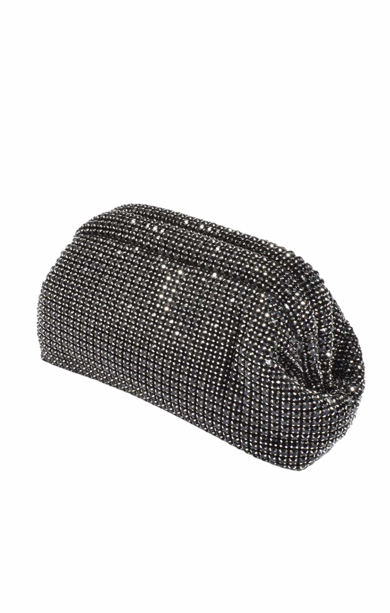 MARISA DIAMANTE CLUTCH IN BLACK