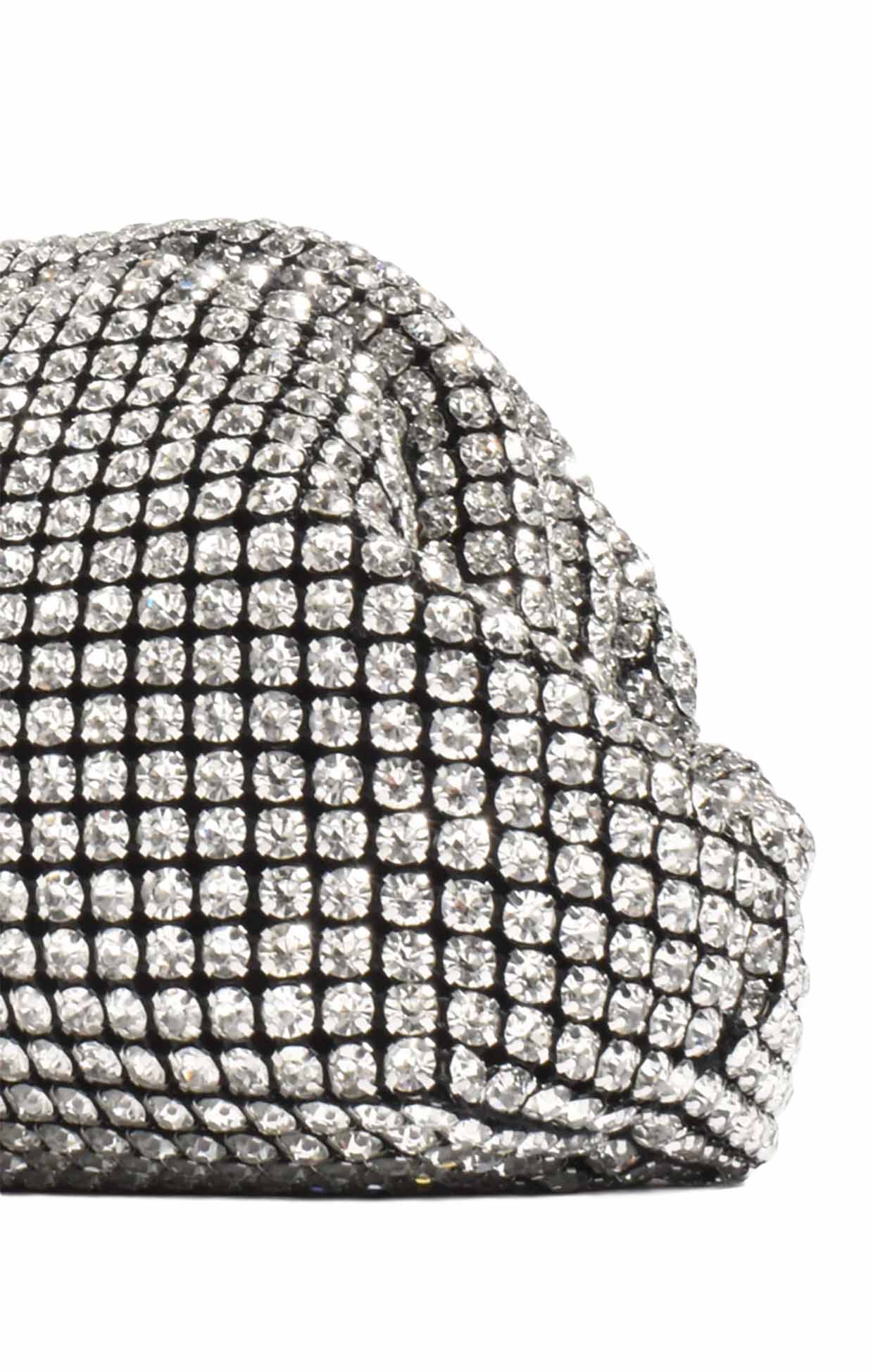 MARISA DIAMANTE CLUTCH BAG IN SILVER - Image 3