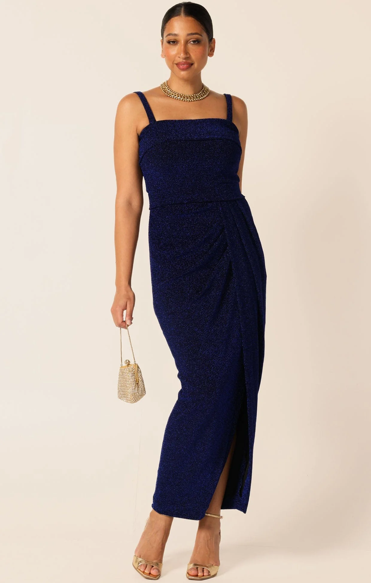MERLE STRAPLESS MAXI DRESS SAPPHIRE - Image 6