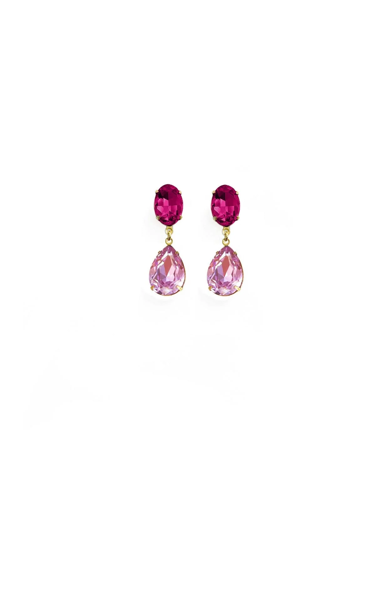 MIA DROP EARRINGS IN PINK