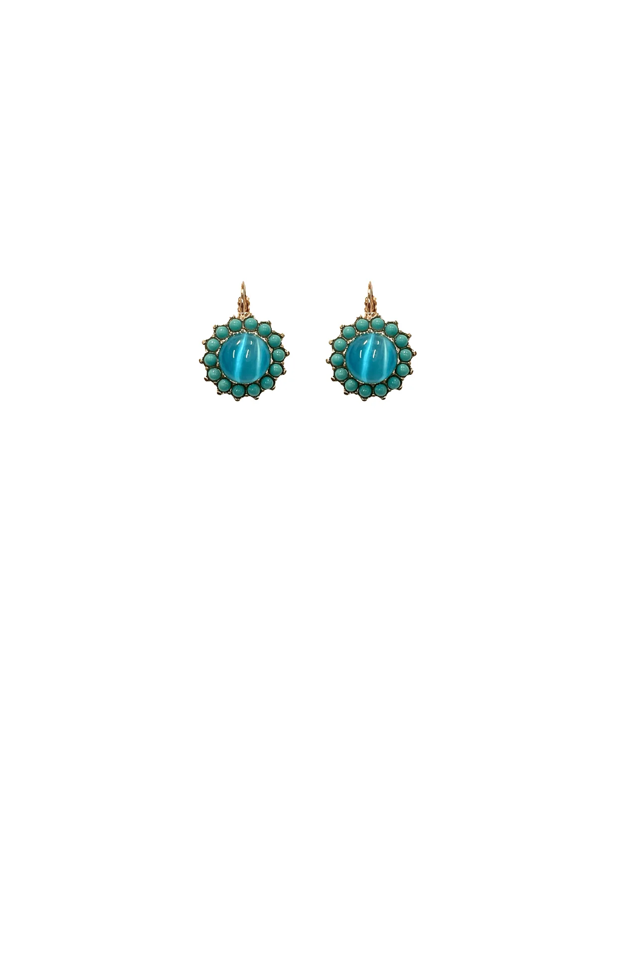 MIAMI EARRING IN TURQUOISE