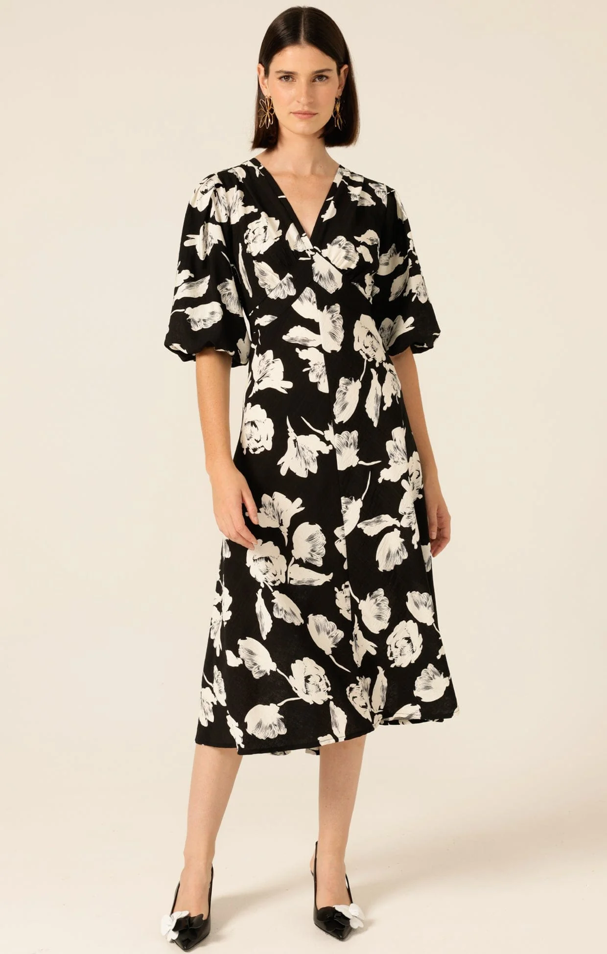 MOONBEAM MEADOW MIDI DRESS
