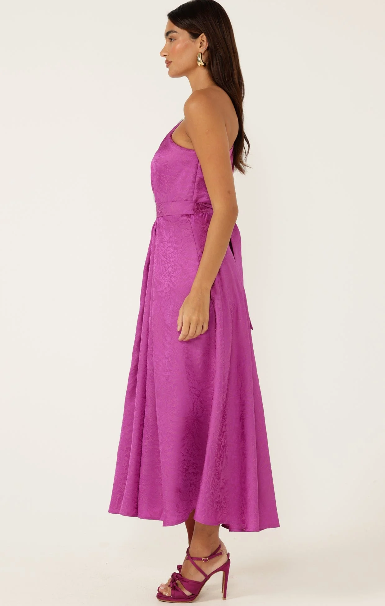 ORLEANS ONE SHOULDER MIDI DRESS - Image 7