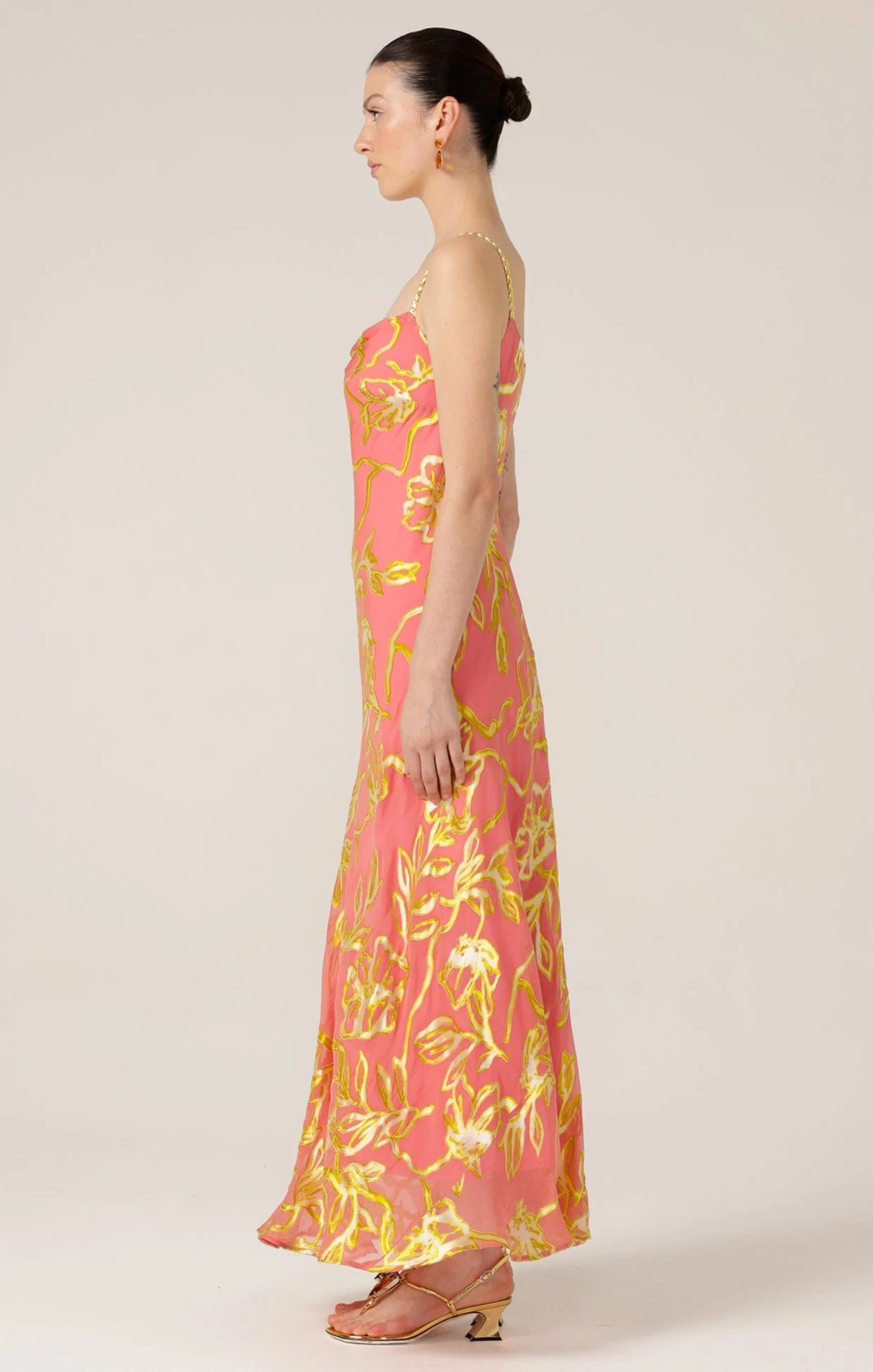 PEACH PHEASANT DRESS - Image 7