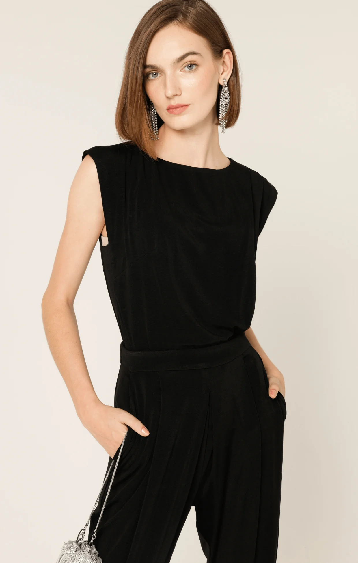 PLEATED SHELL TOP