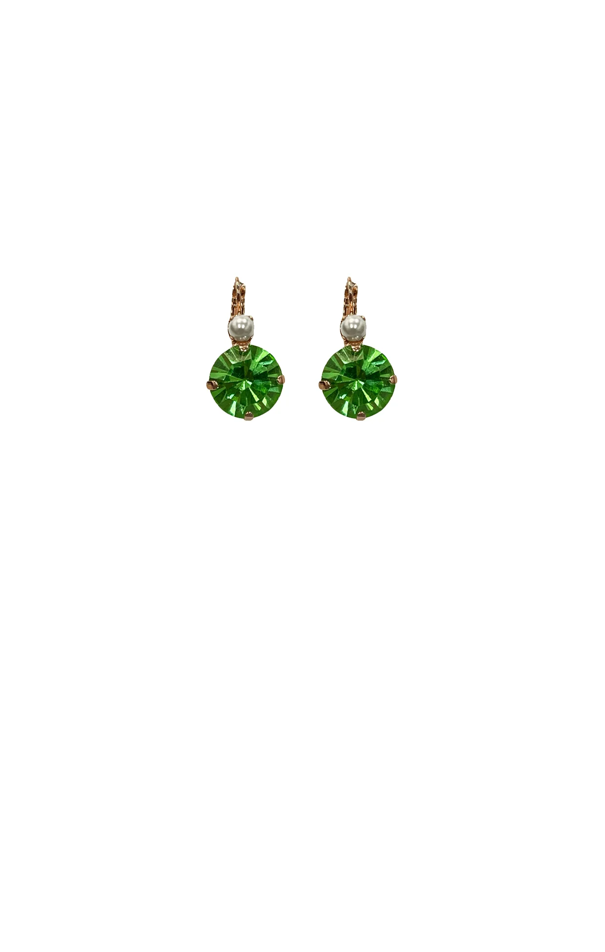 PRAGUE EARRINGS IN PEARL FERN