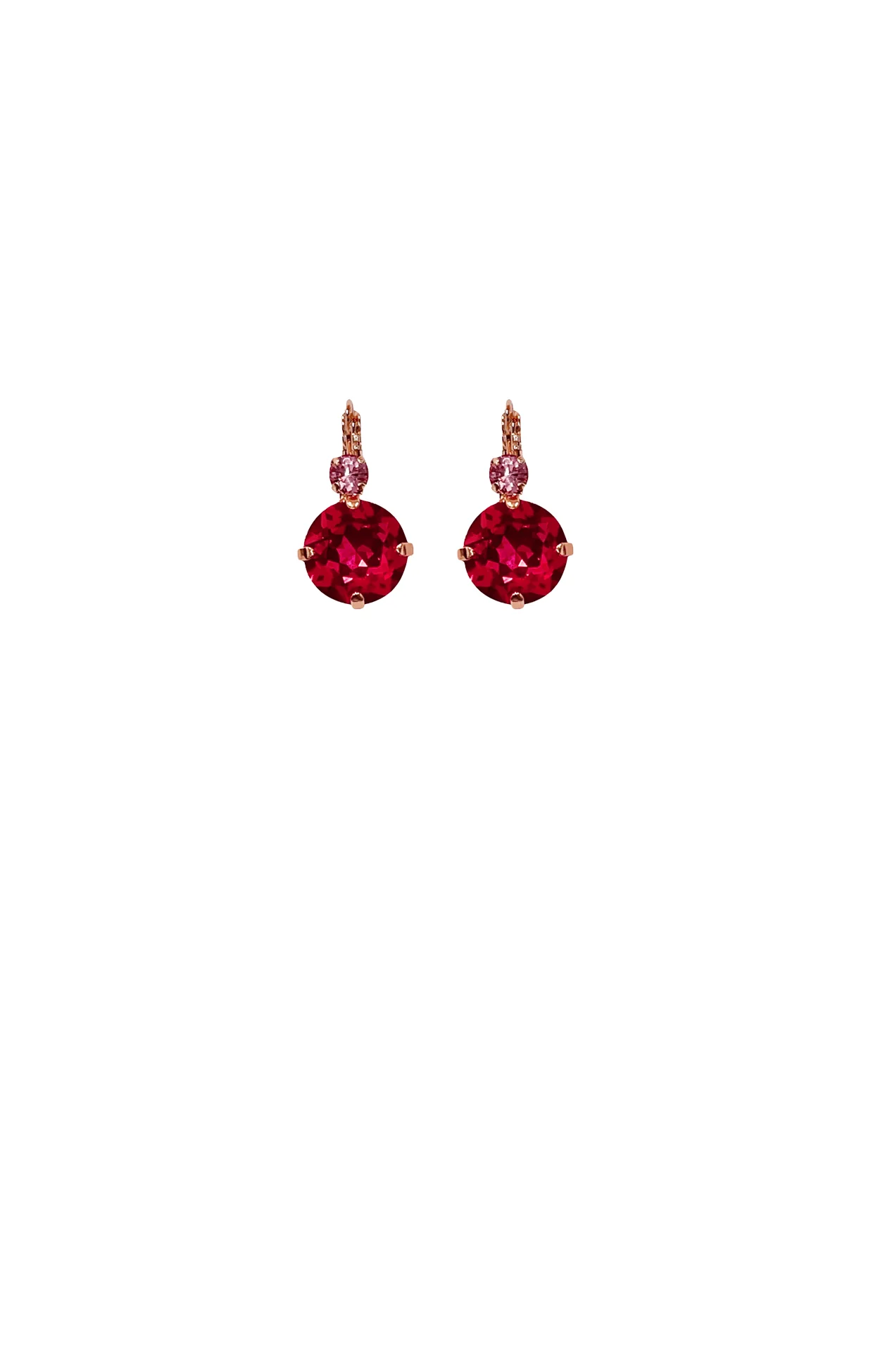 PRAGUE EARRINGS IN PINK ROSE