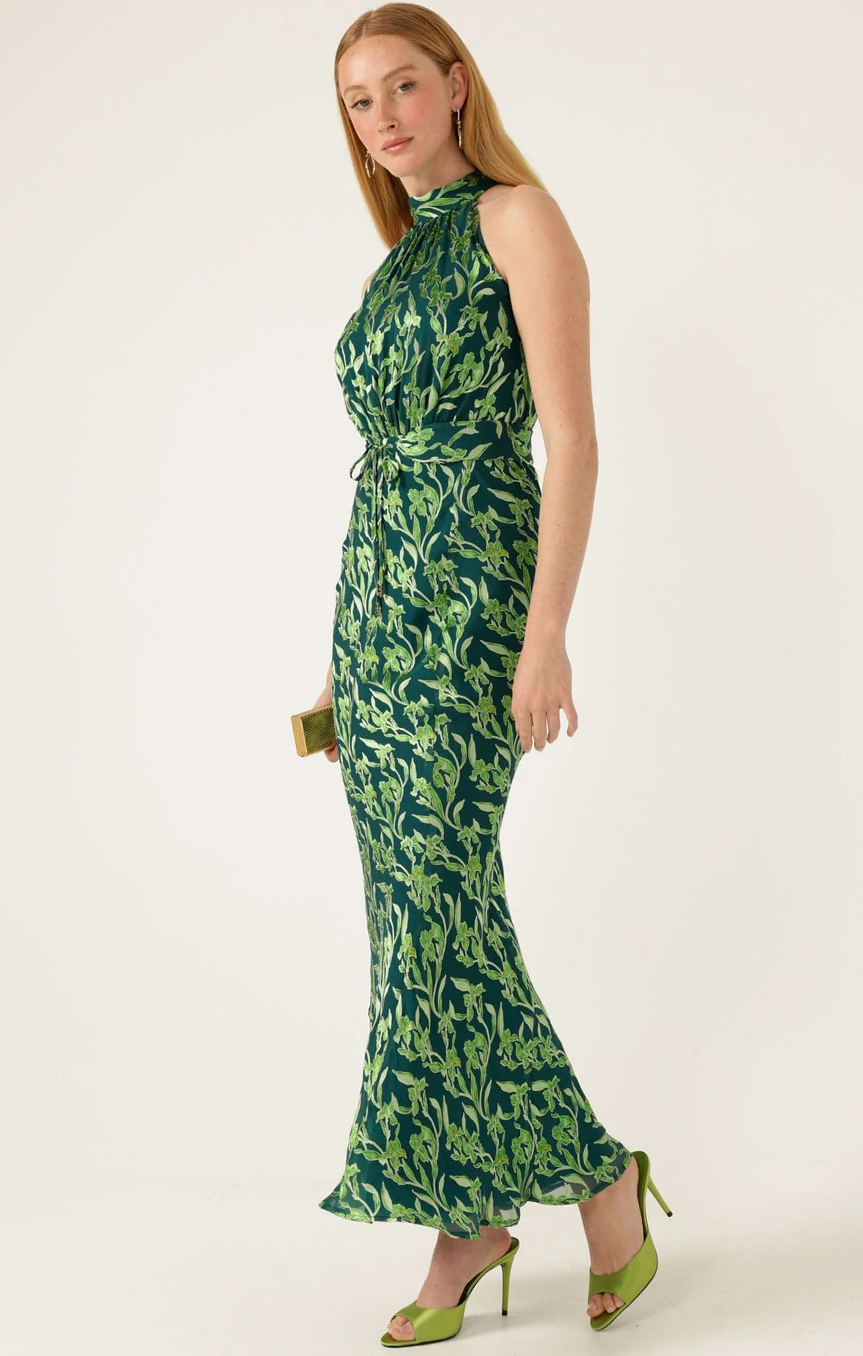 PRISCILLA HALTER BIAS DRESS - Image 7