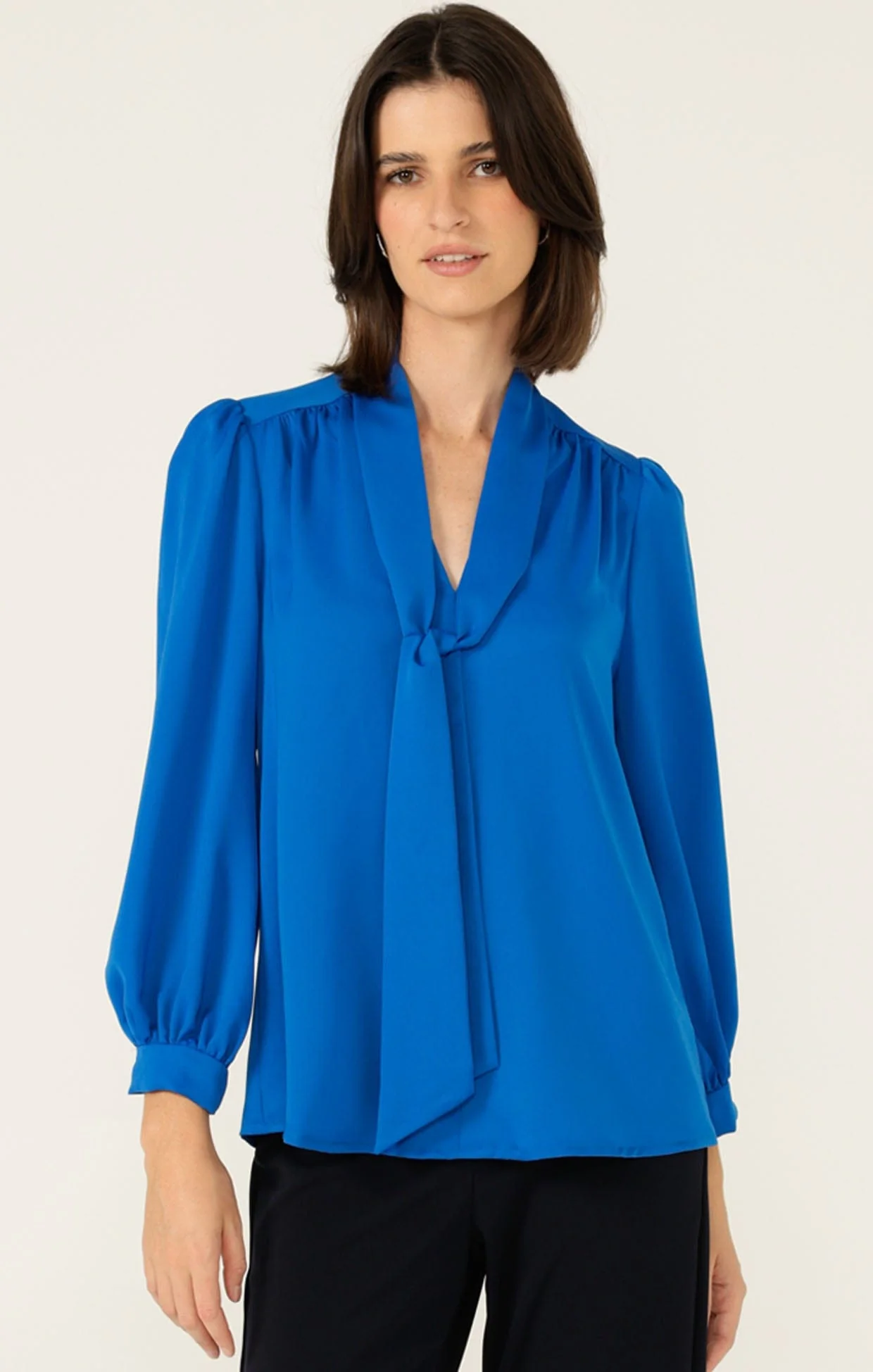 PRUDENCE BLOUSE IN CERULEAN