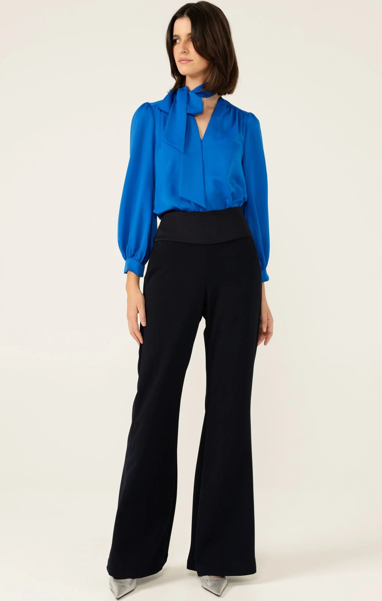 PRUDENCE BLOUSE IN CERULEAN - Image 2