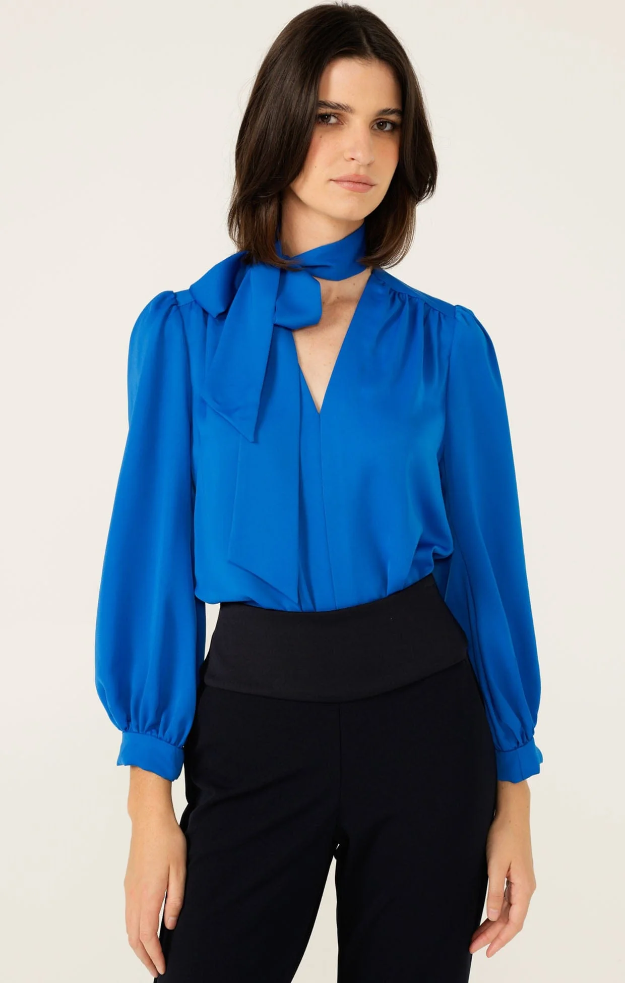 PRUDENCE BLOUSE IN CERULEAN - Image 6