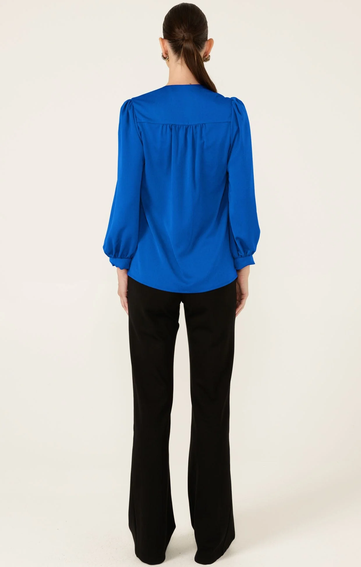 PRUDENCE BLOUSE IN CERULEAN - Image 8
