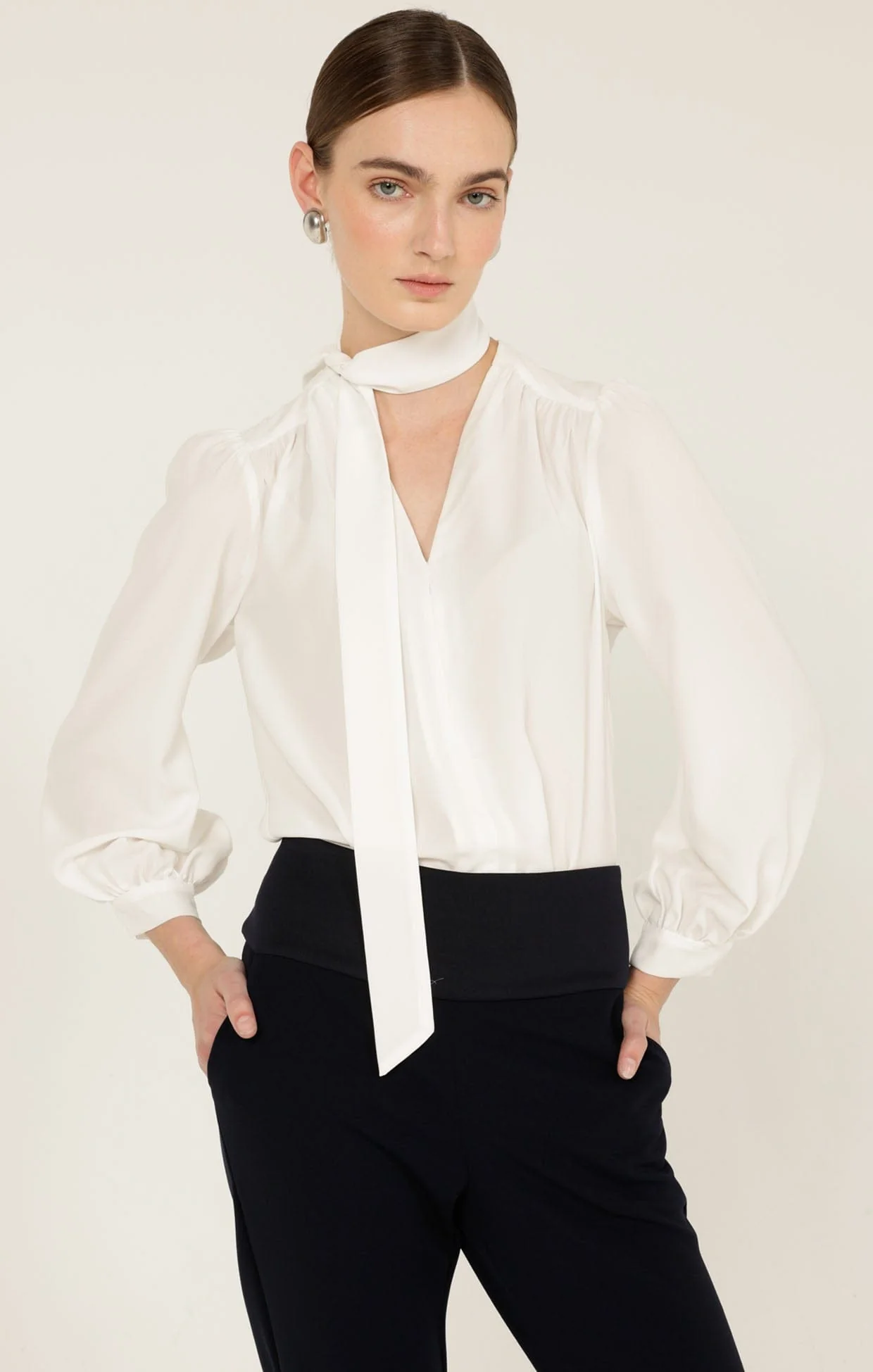 PRUDENCE BLOUSE IN IVORY