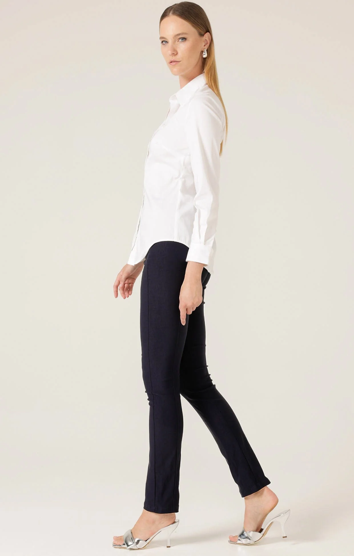 SKINNY PANT IN NAVY - Image 4