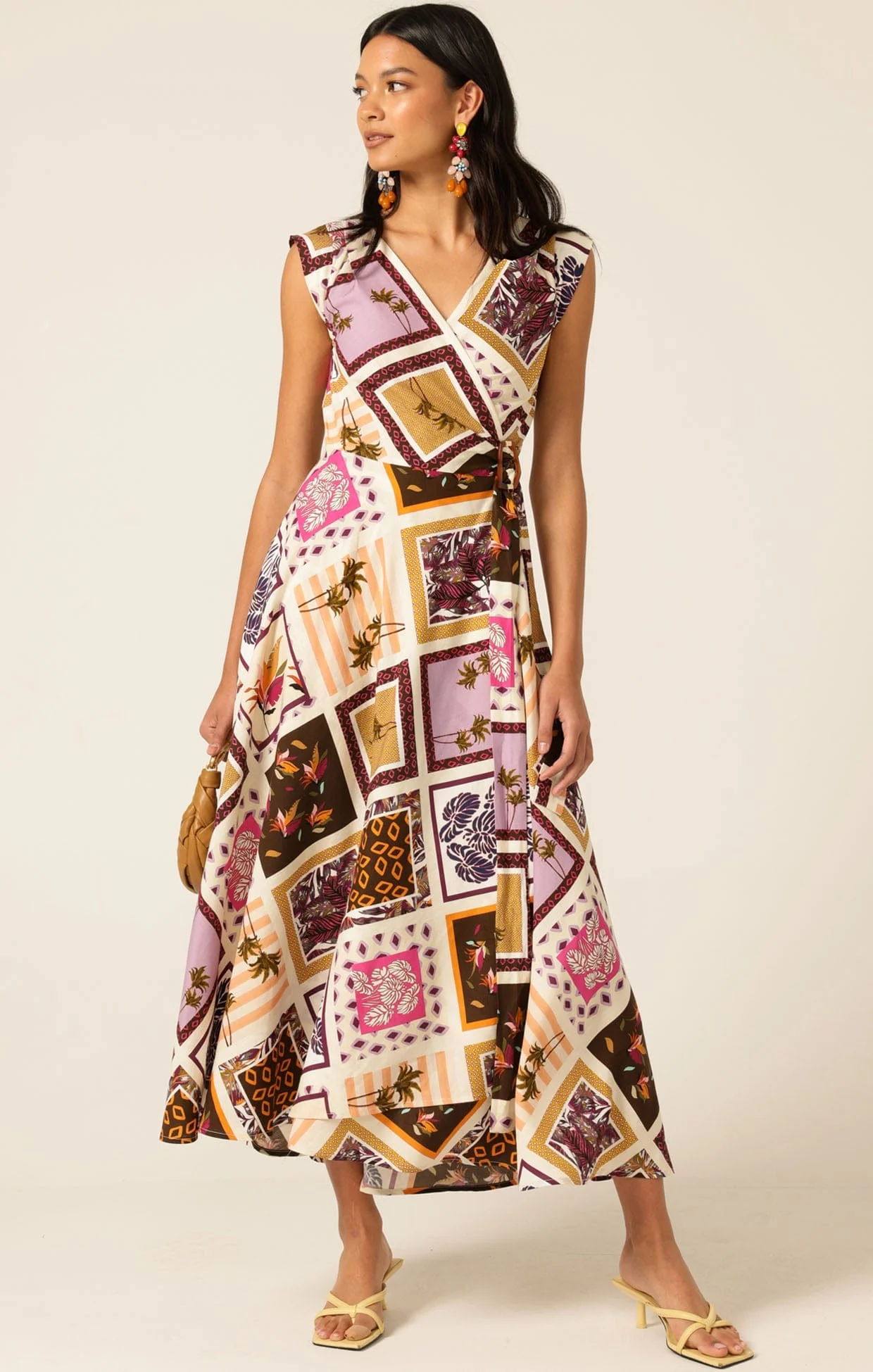 SUNSET CHASE WRAP DRESS