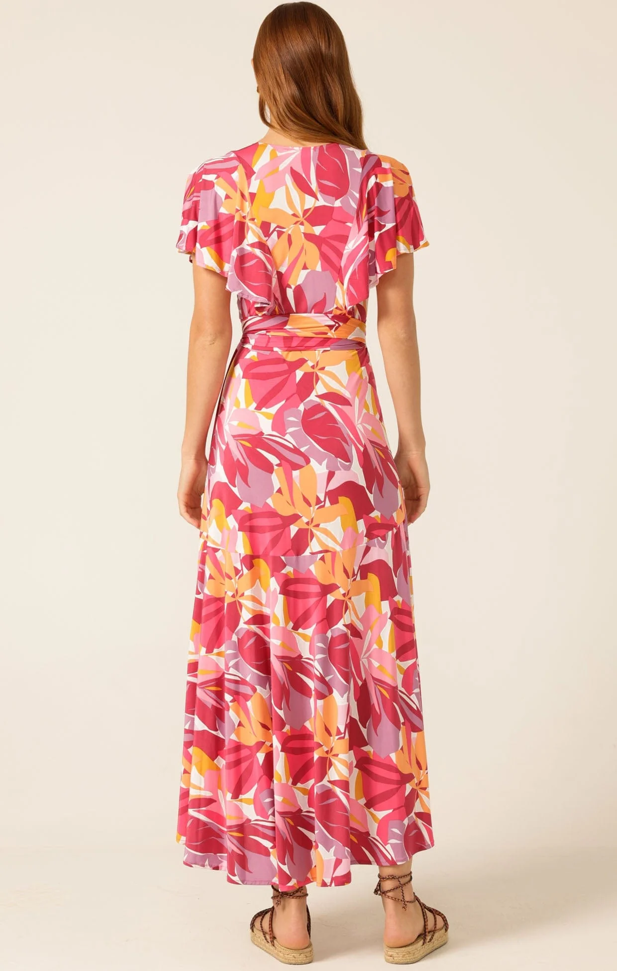 TROPICANA POP WRAP DRESS - Image 7