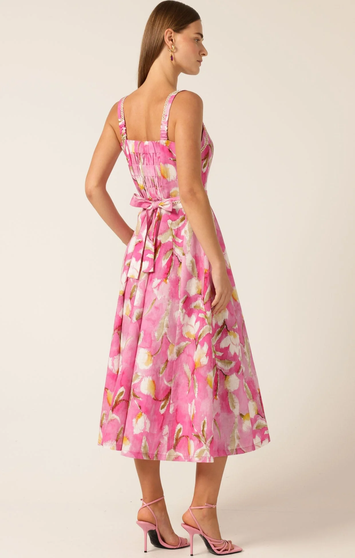 TULIP ROSE MIDI DRESS - Image 10