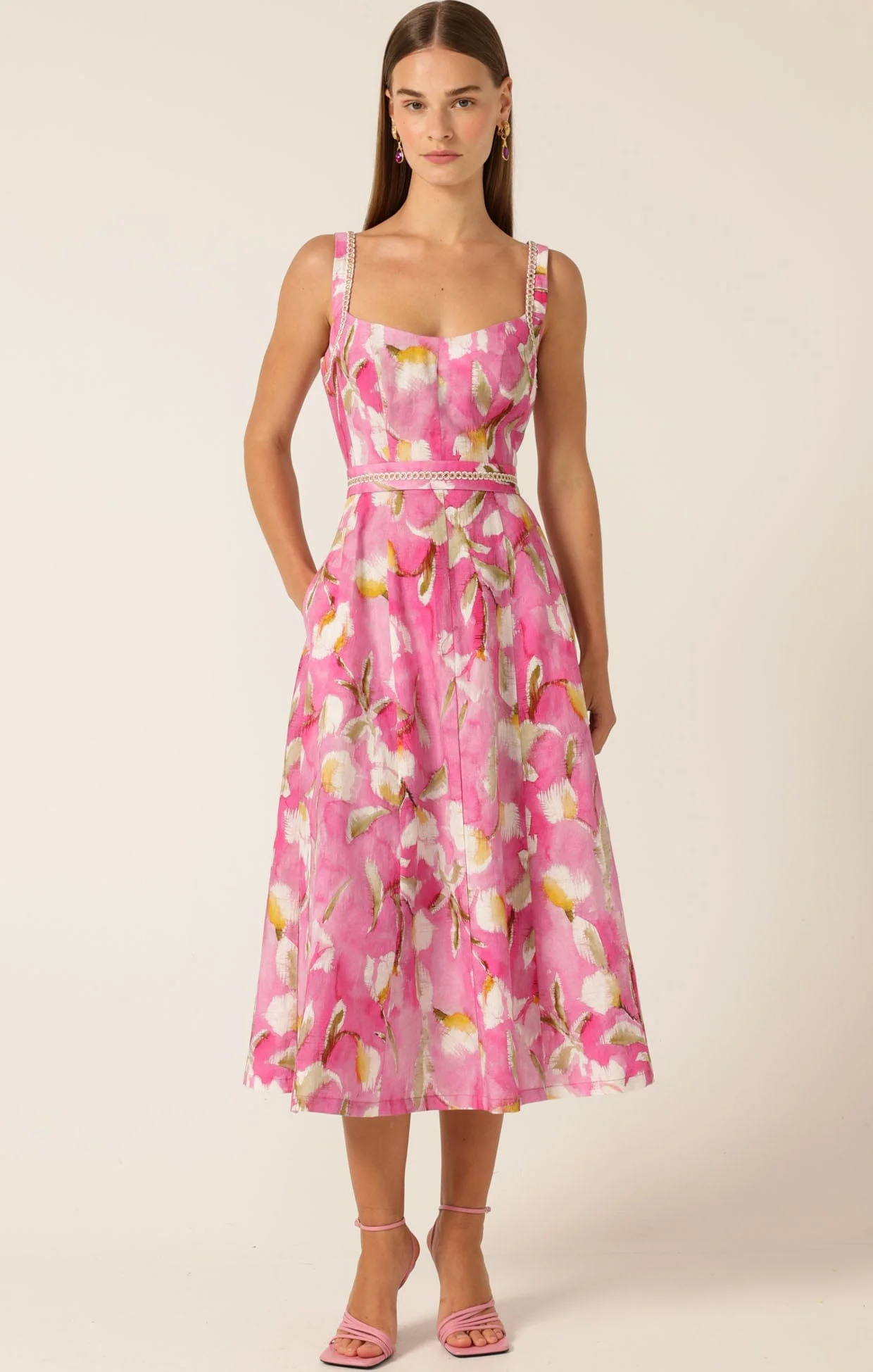 TULIP ROSE MIDI DRESS - Image 6