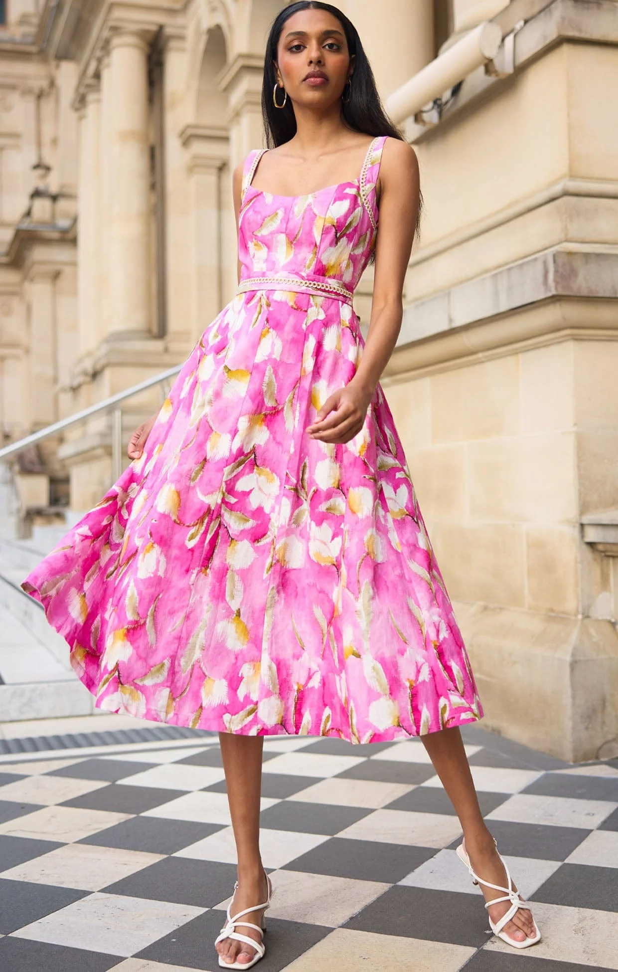 TULIP ROSE MIDI DRESS - Image 7