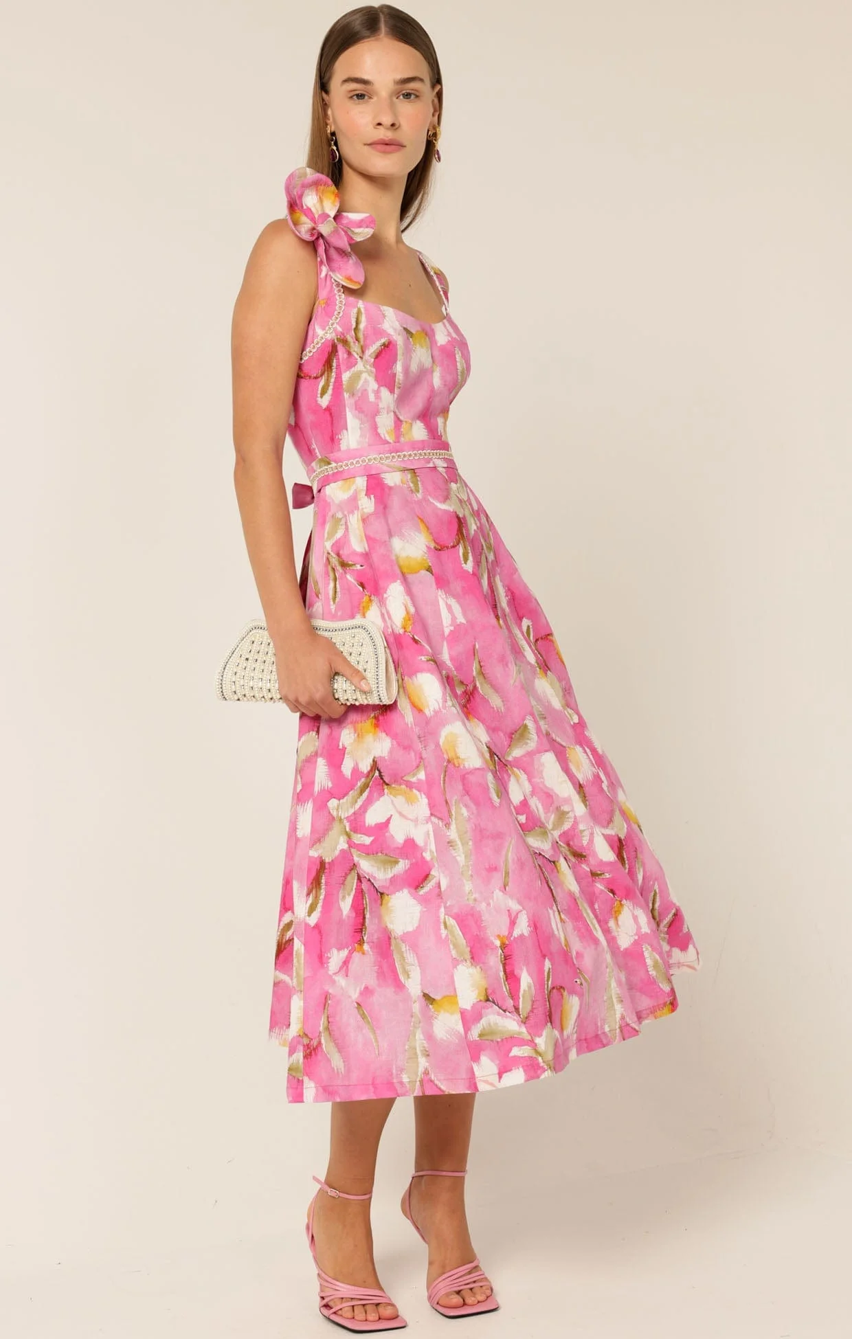 TULIP ROSE MIDI DRESS - Image 9
