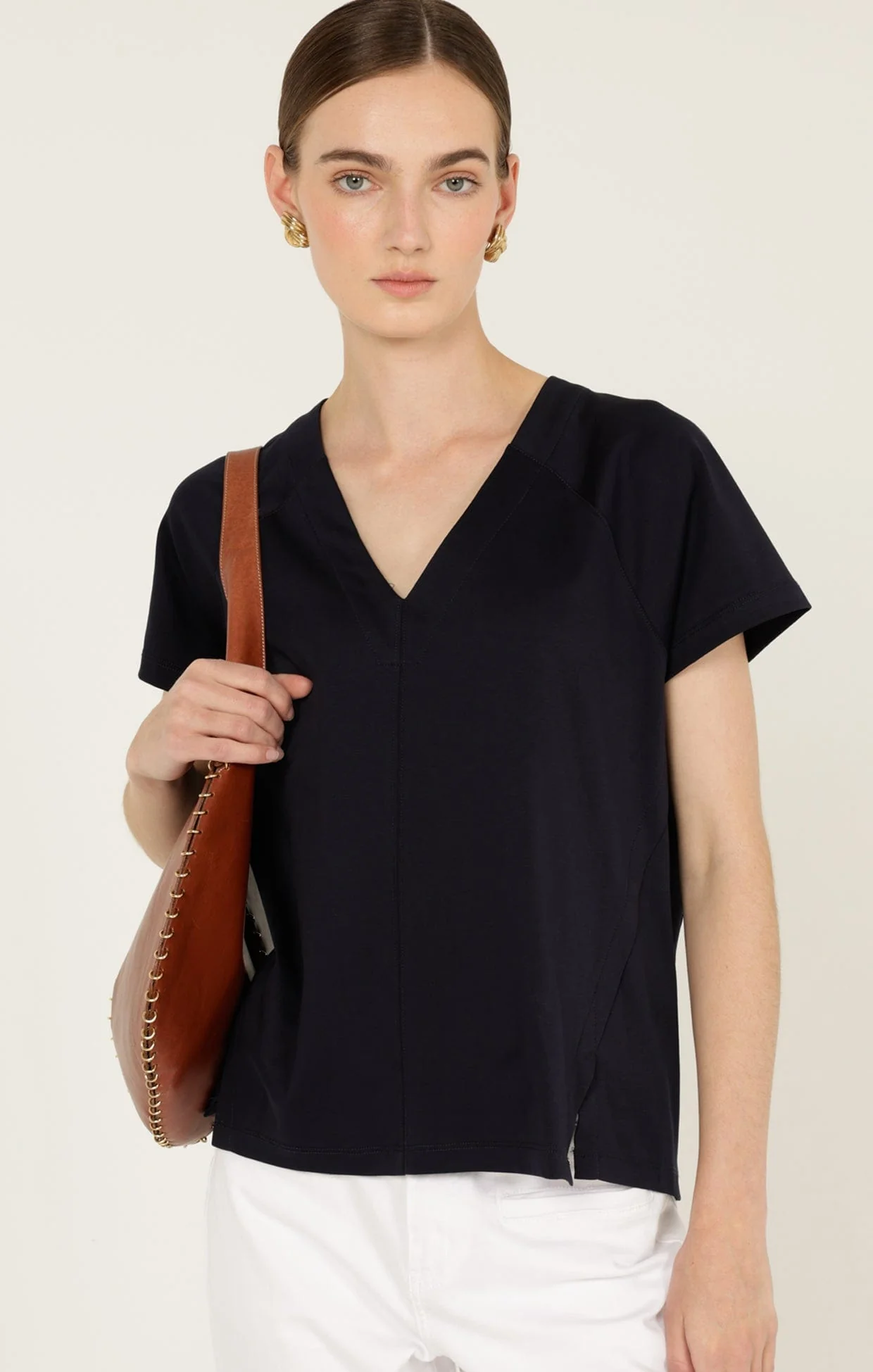 UNDER CONTROL TOP IN NAVY - Image 4